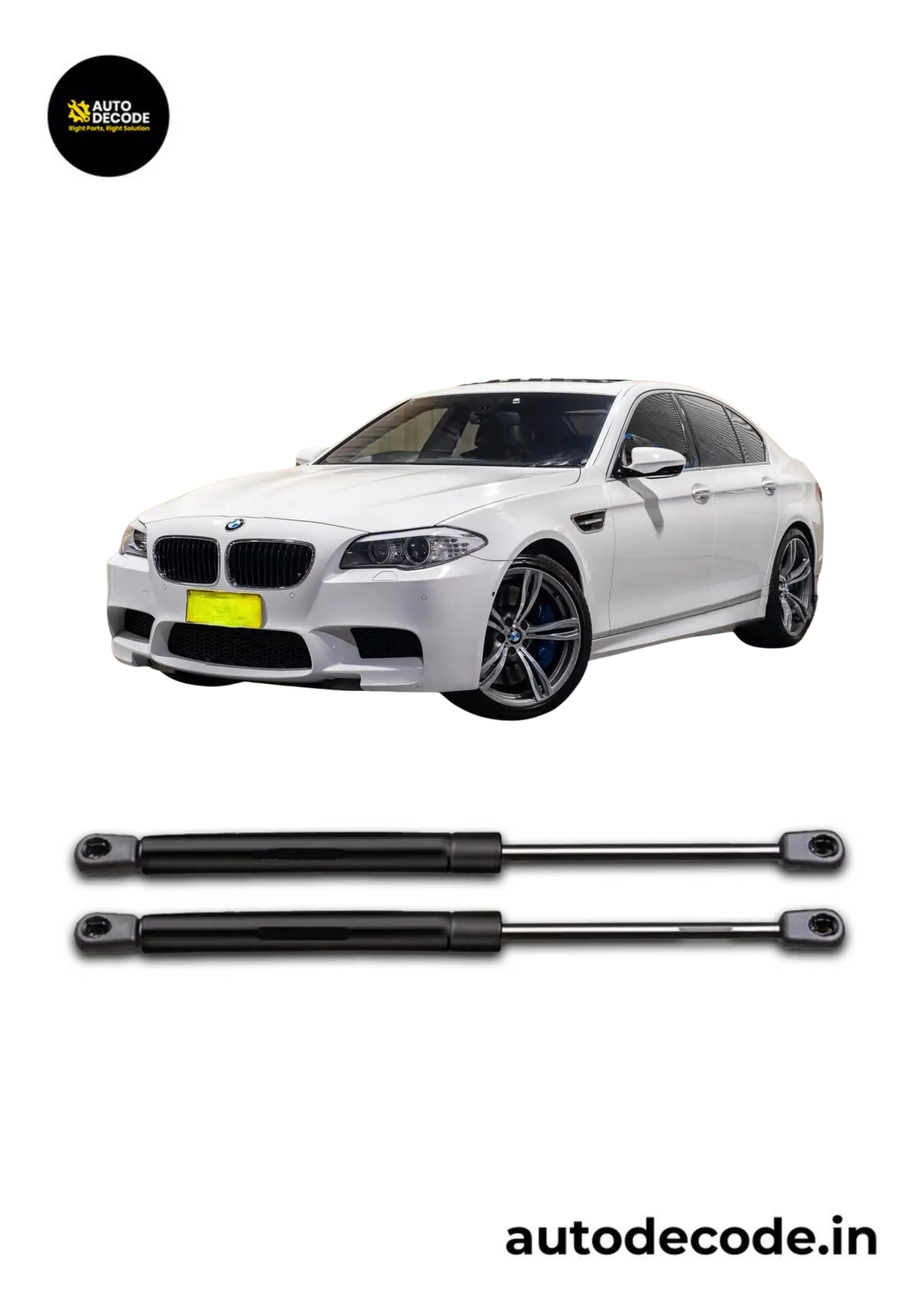 Bonnet Gas Struts for BMW F10 | Hood Lift Support | Set of 2