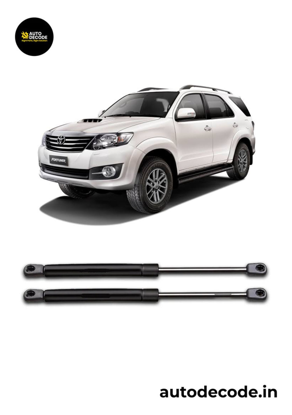 Boot Gas Struts for Toyota Fortuner | Only For Manual Dicky Lift Support