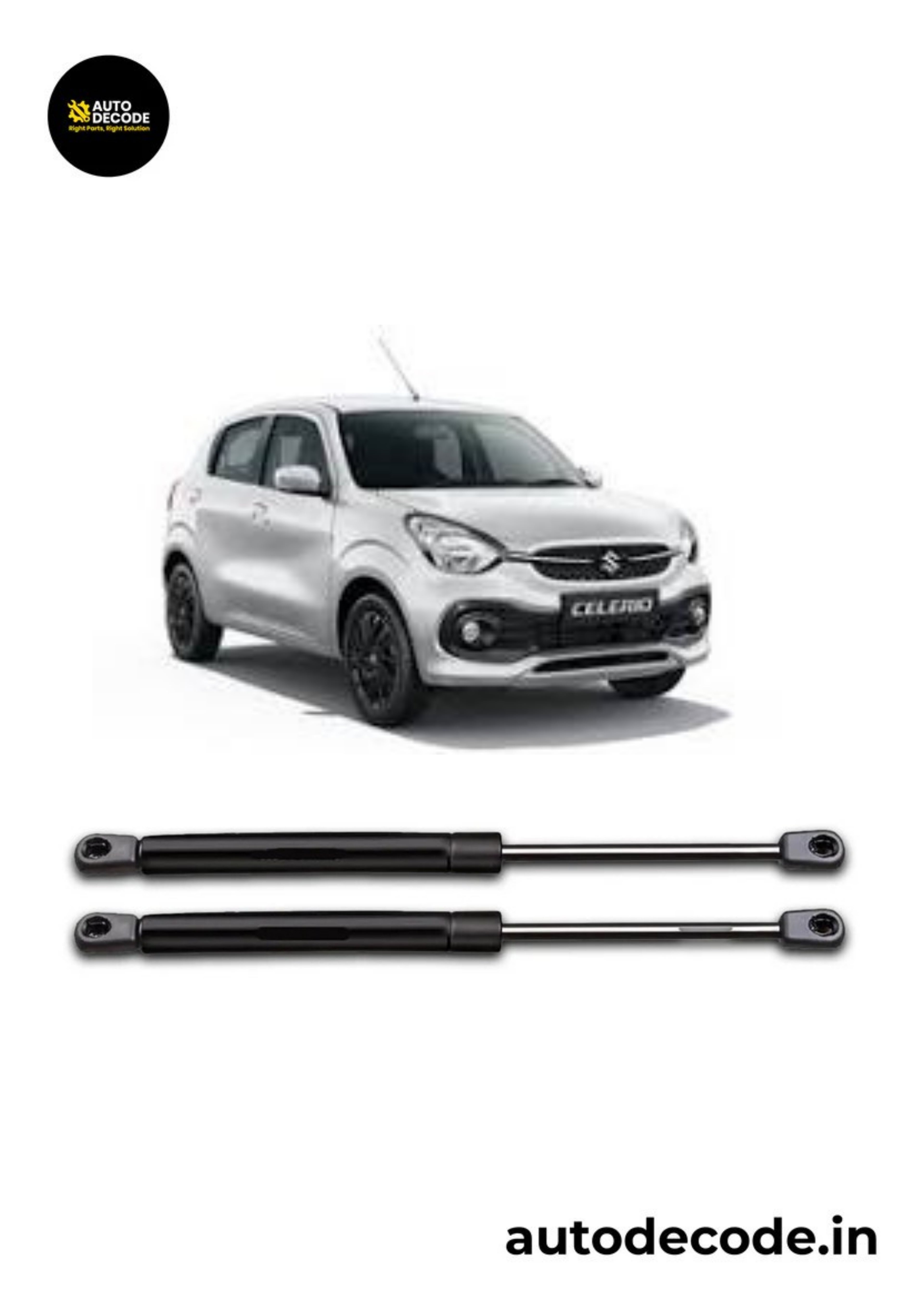 Boot Gas Struts for Maruti Celerio New Model | Dicky Lift Support | Set of 2