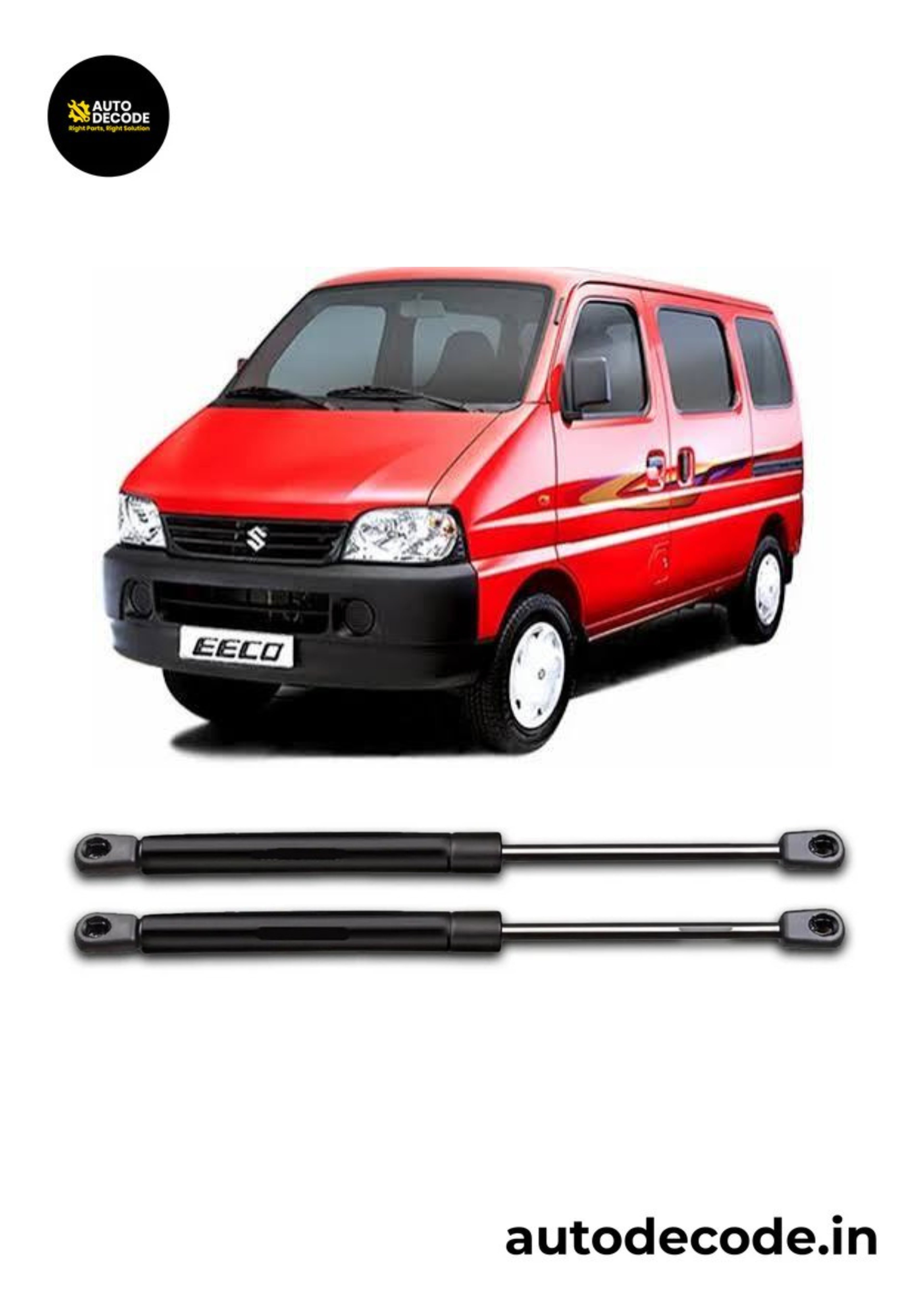 Boot Gas Struts for Maruti Suzuki Eeco | Dicky Lift Support | Set of 2