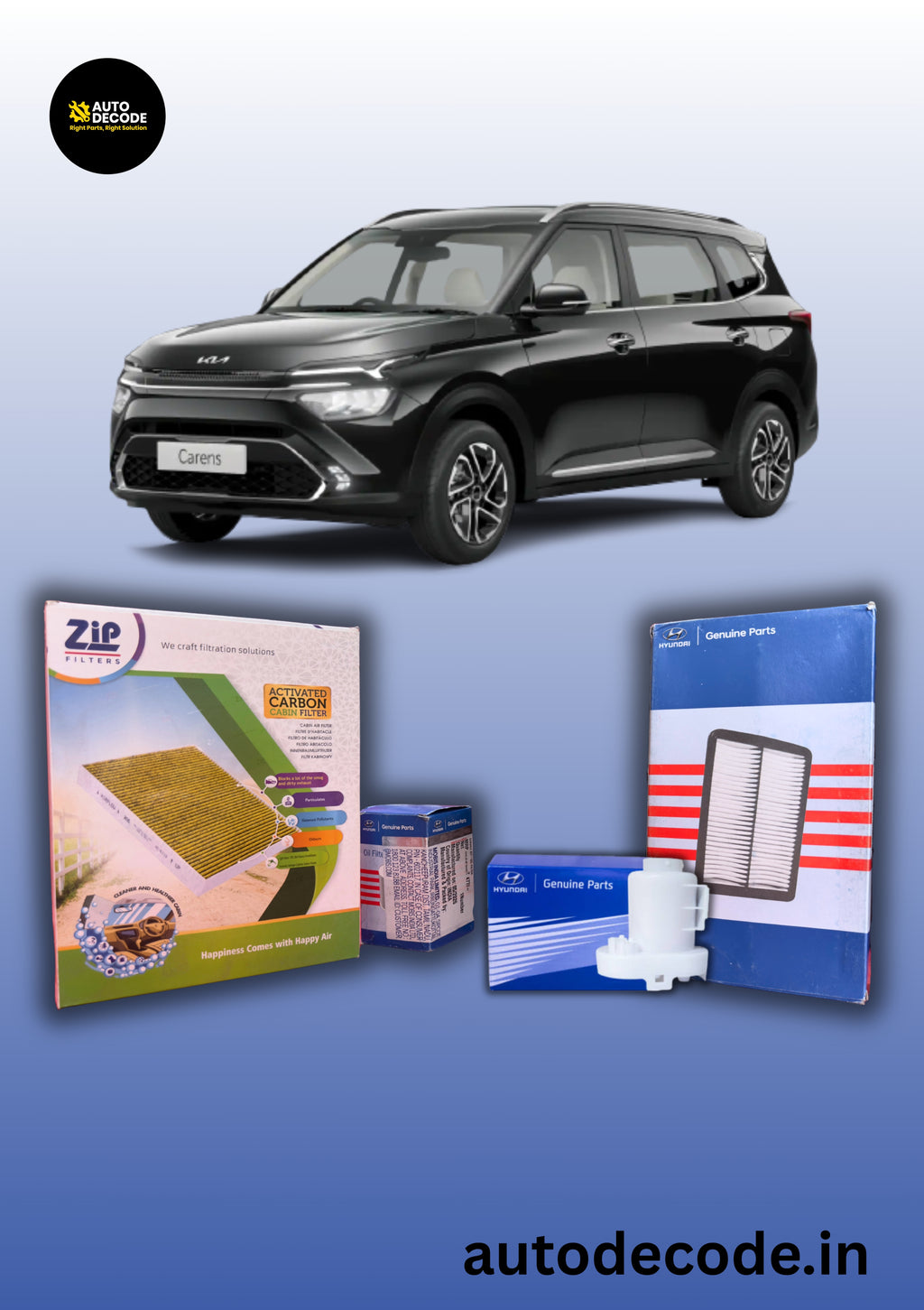 Kia Carens Diesel 10,000 km Service Kit