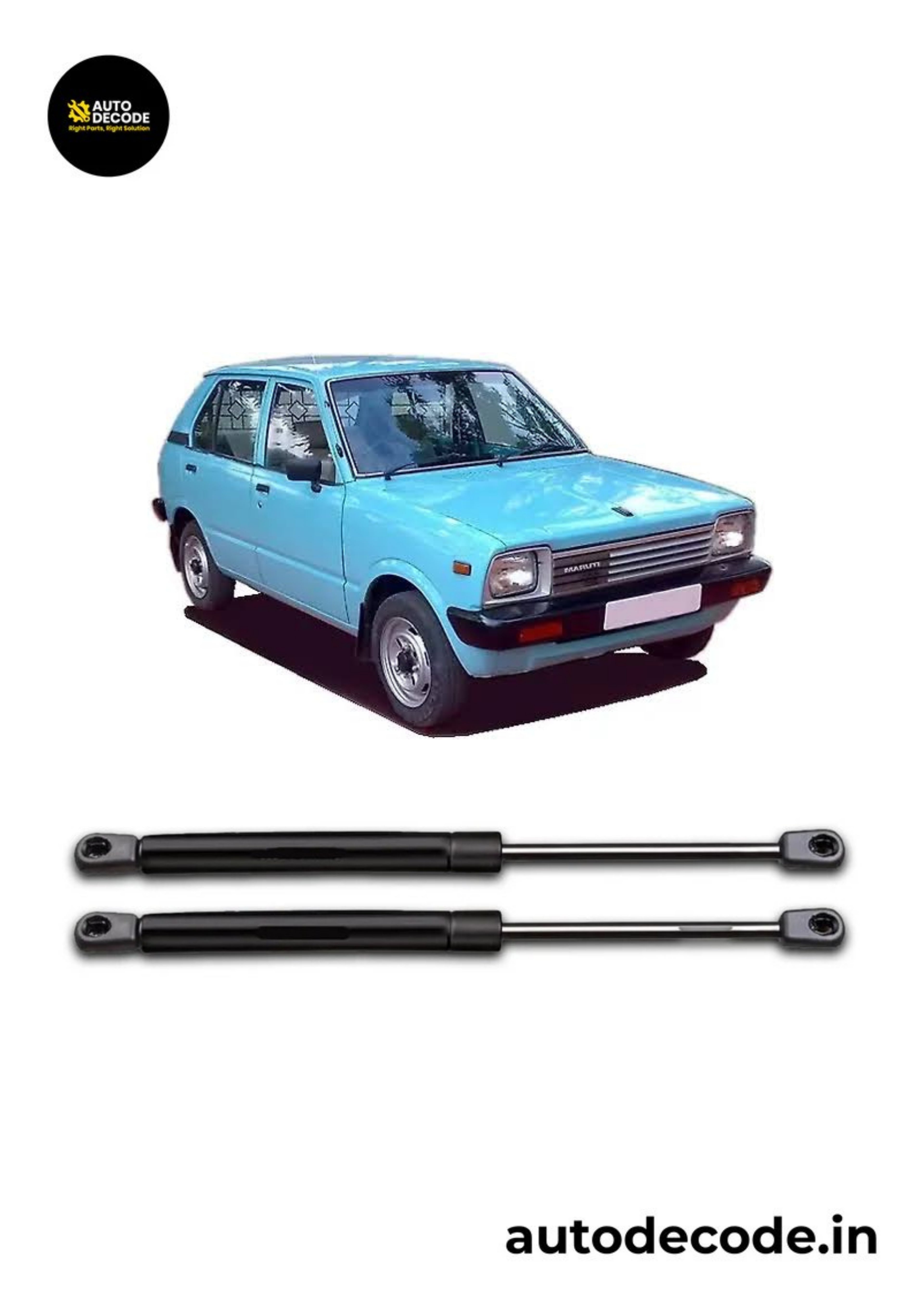 Boot Gas Struts for Maruti 800 1985 Model | Dicky Lift Support | Set of 2