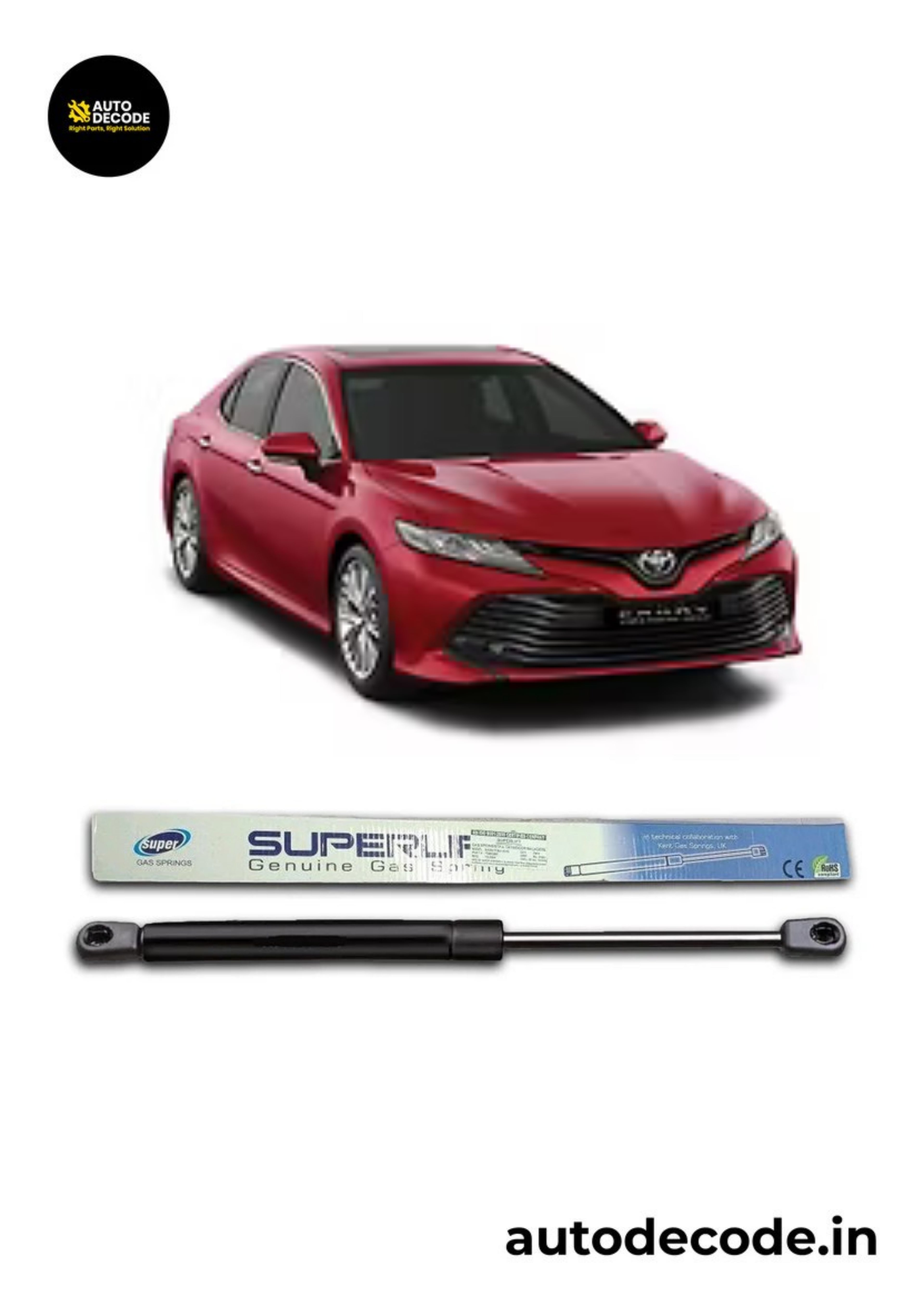 Boot Gas Struts for Toyota Camry T4 | Dicky Lift Support | Set of 2