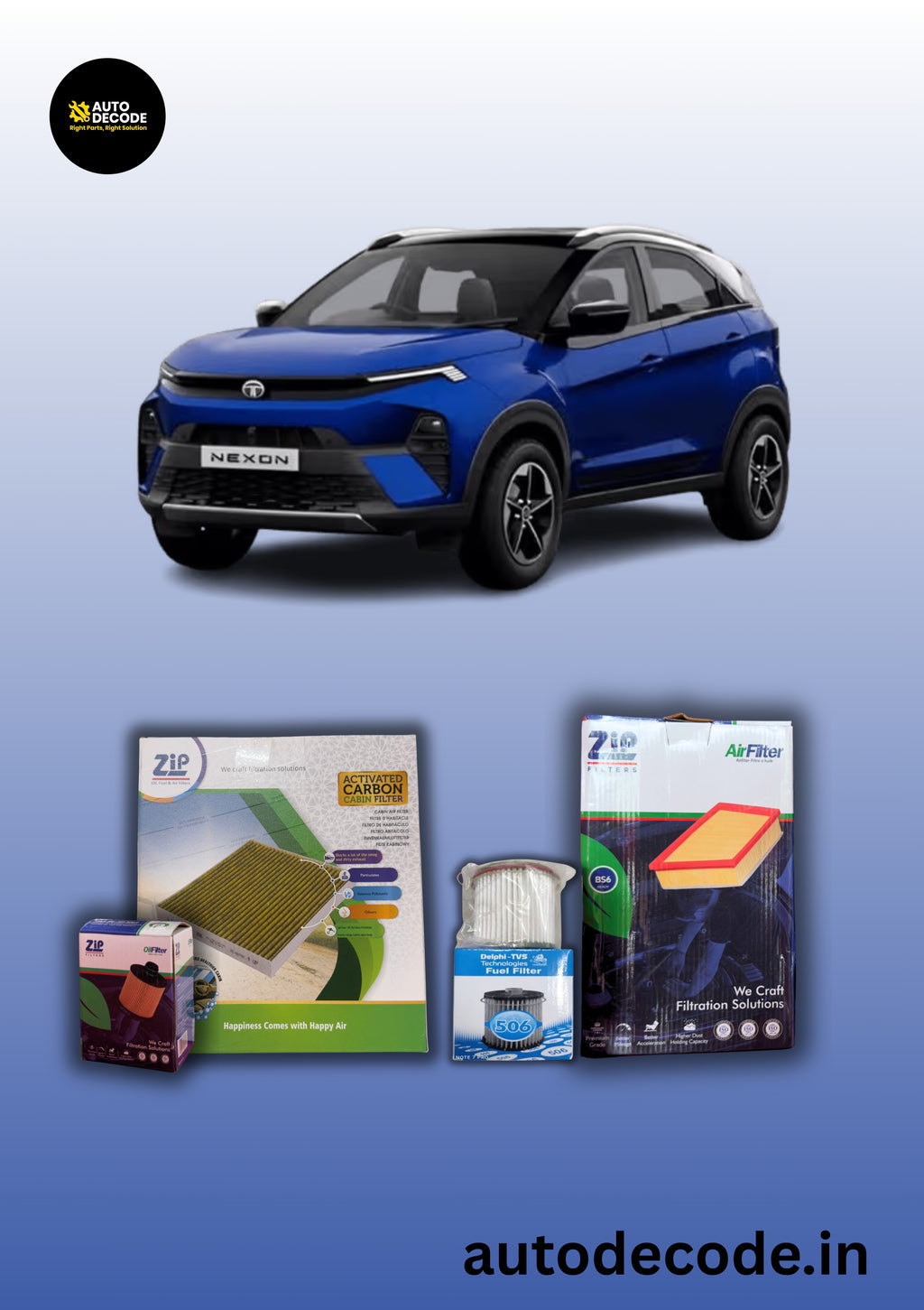 Tata Nexon BS6 Diesel 10,000 km Service Kit