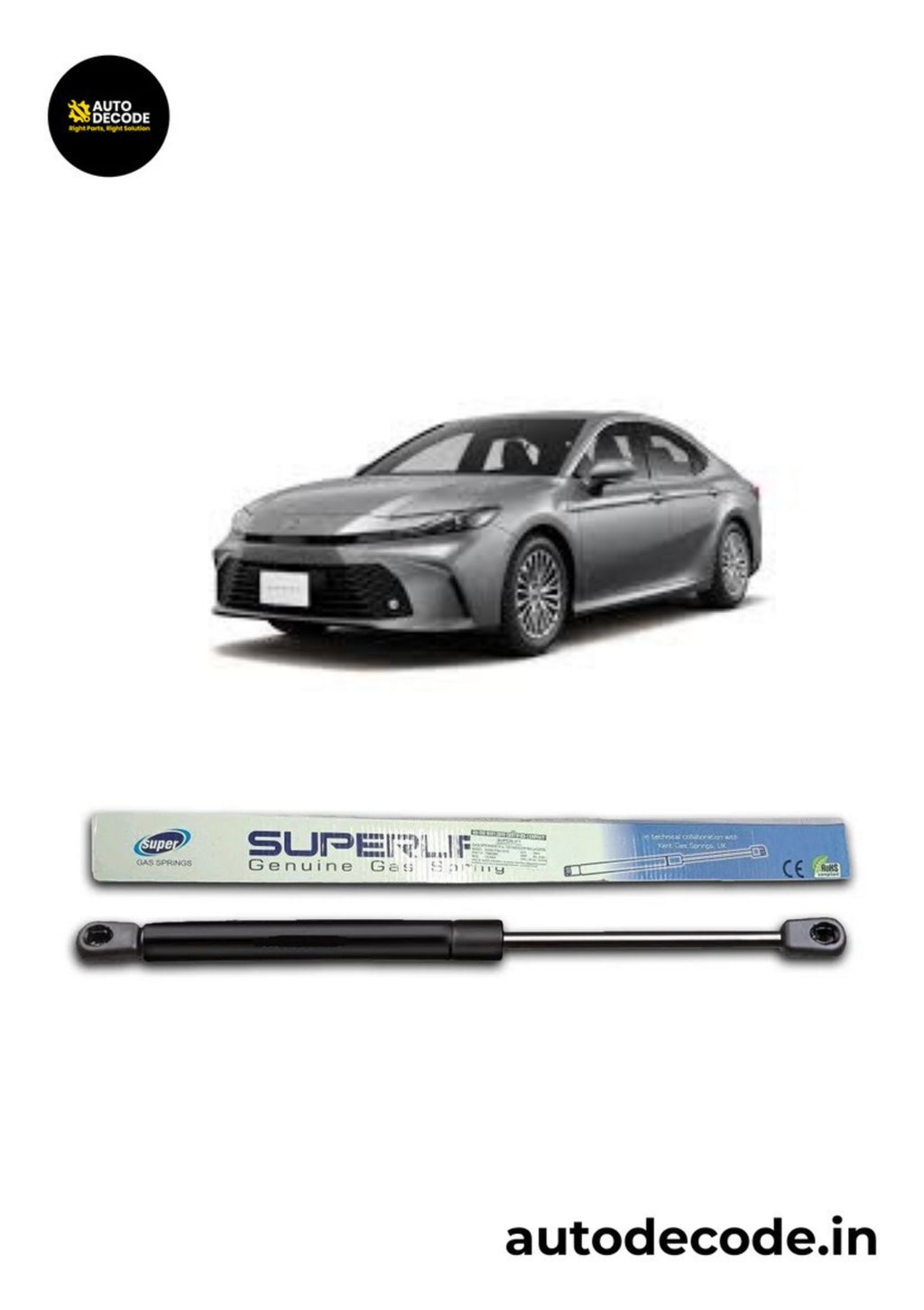 Boot Gas Struts for Toyota Camry T3 | Dicky Lift Support | Set of 2