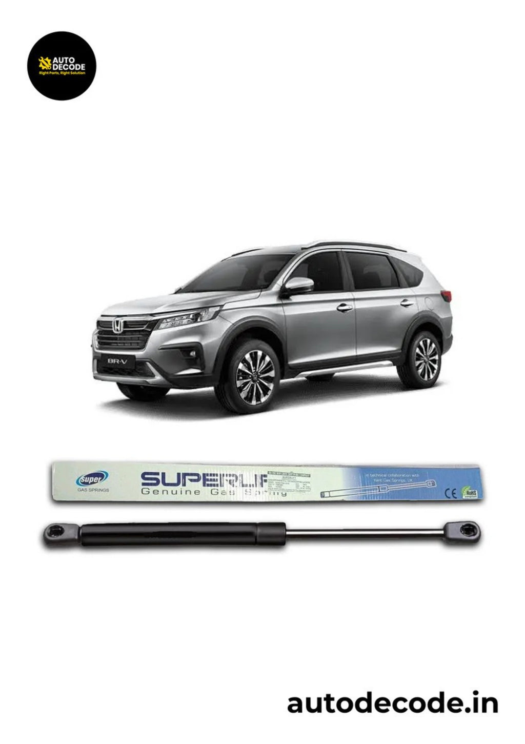 Boot Gas Struts for Honda BR-V | Dicky Lift Support | Set of 2