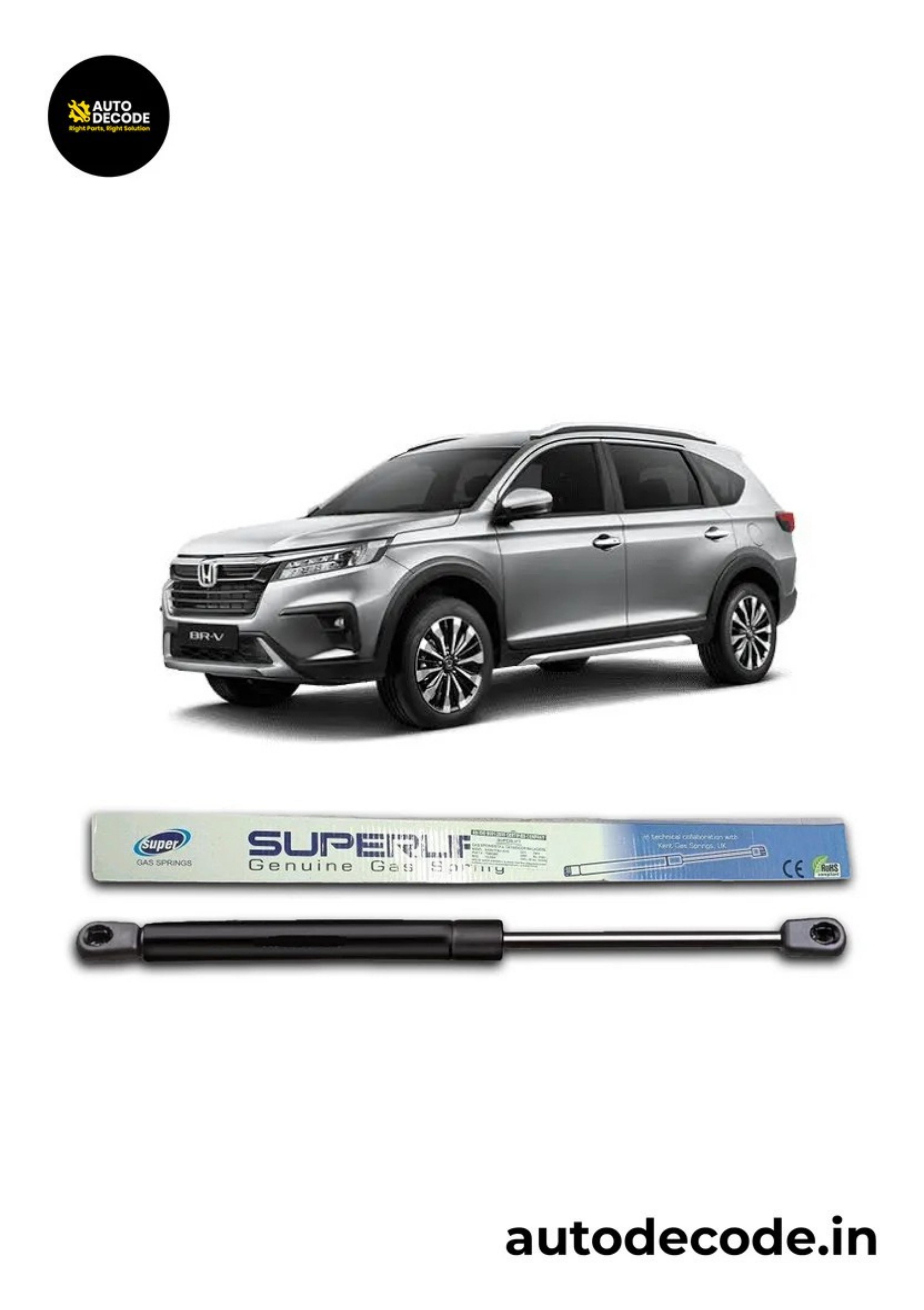 Boot Gas Struts for Honda BR-V | Dicky Lift Support | Set of 2