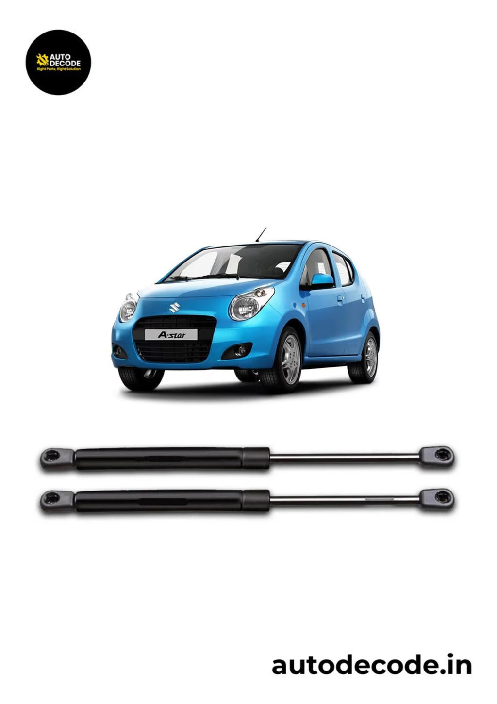 Boot Gas Struts for Maruti A-Star | Dicky Lift Support | Set of 2