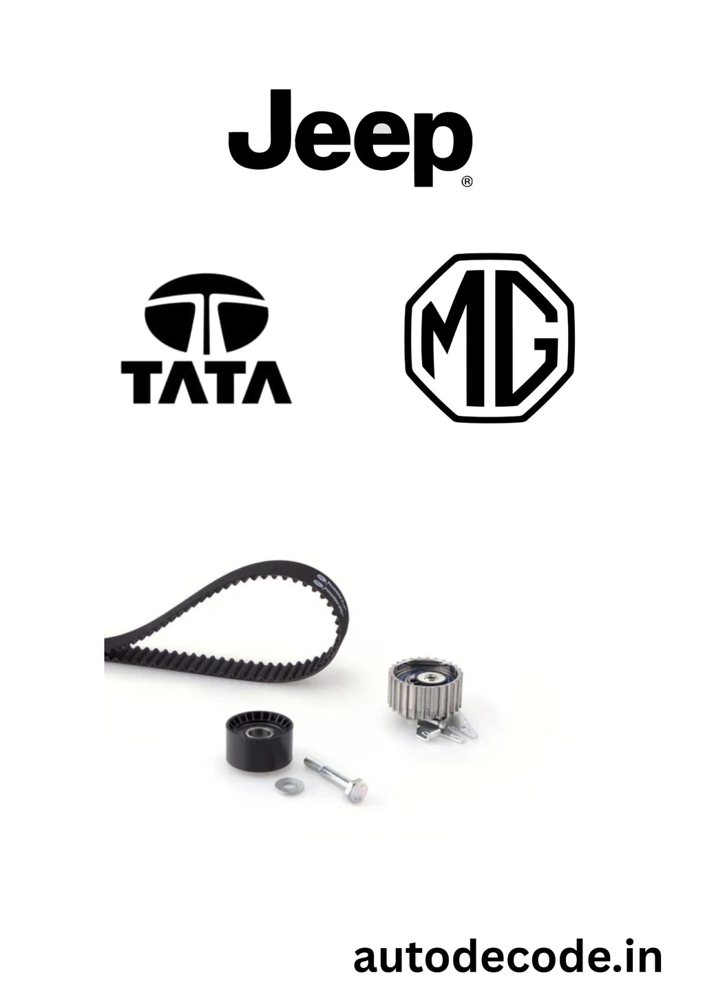 Timing Belt Kit for Jeep Compass, MG Hector & Tata Harrier 2.0 Diesel – Gates