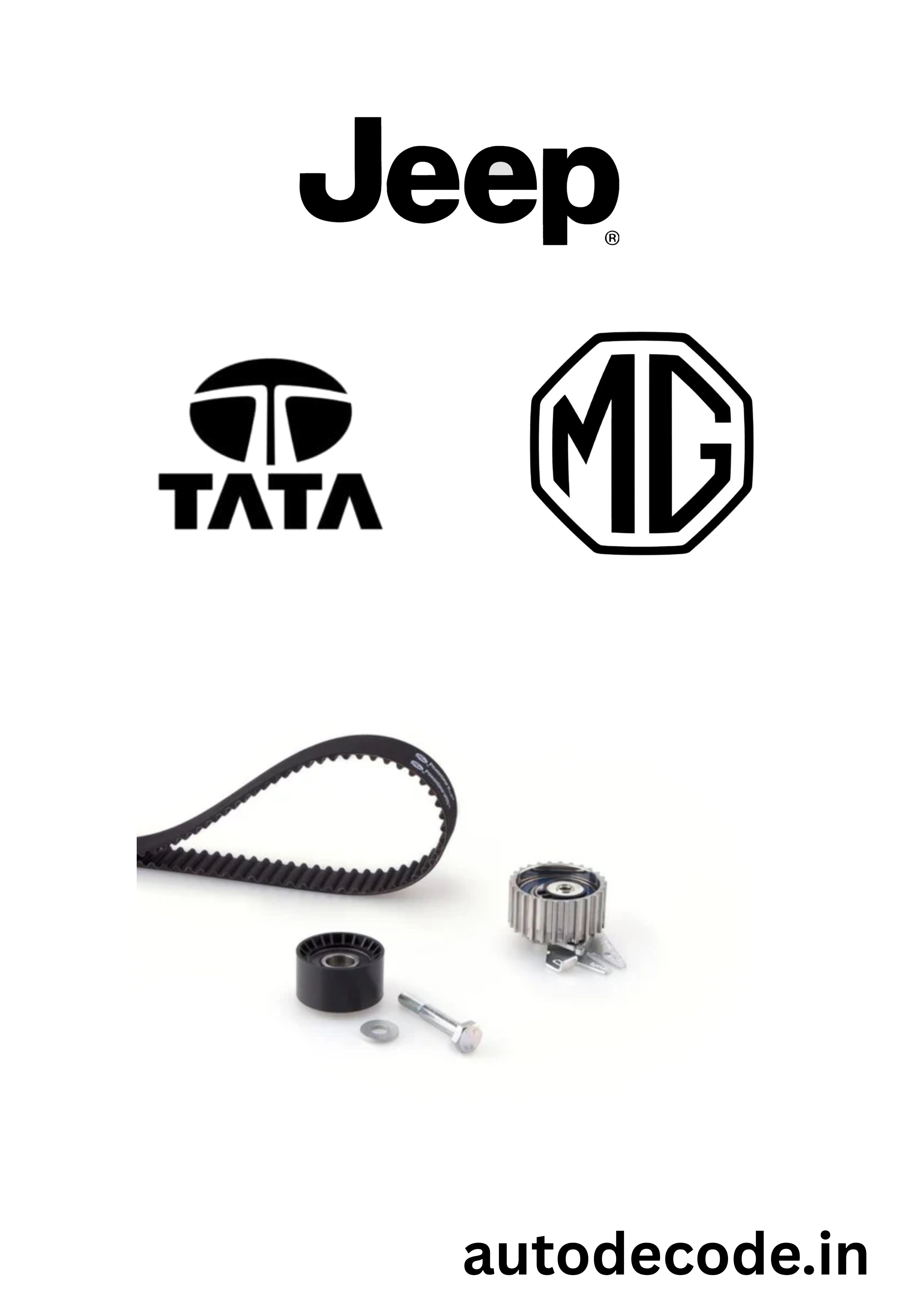Timing Belt Kit for Jeep Compass, MG Hector & Tata Harrier 2.0 Diesel – Gates