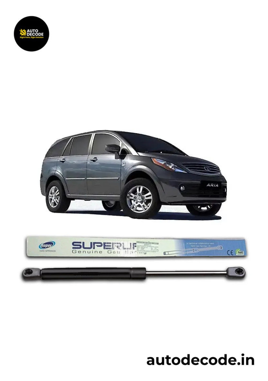 Boot Gas Struts for Tata Aria | Dicky Lift Support | Set of 2