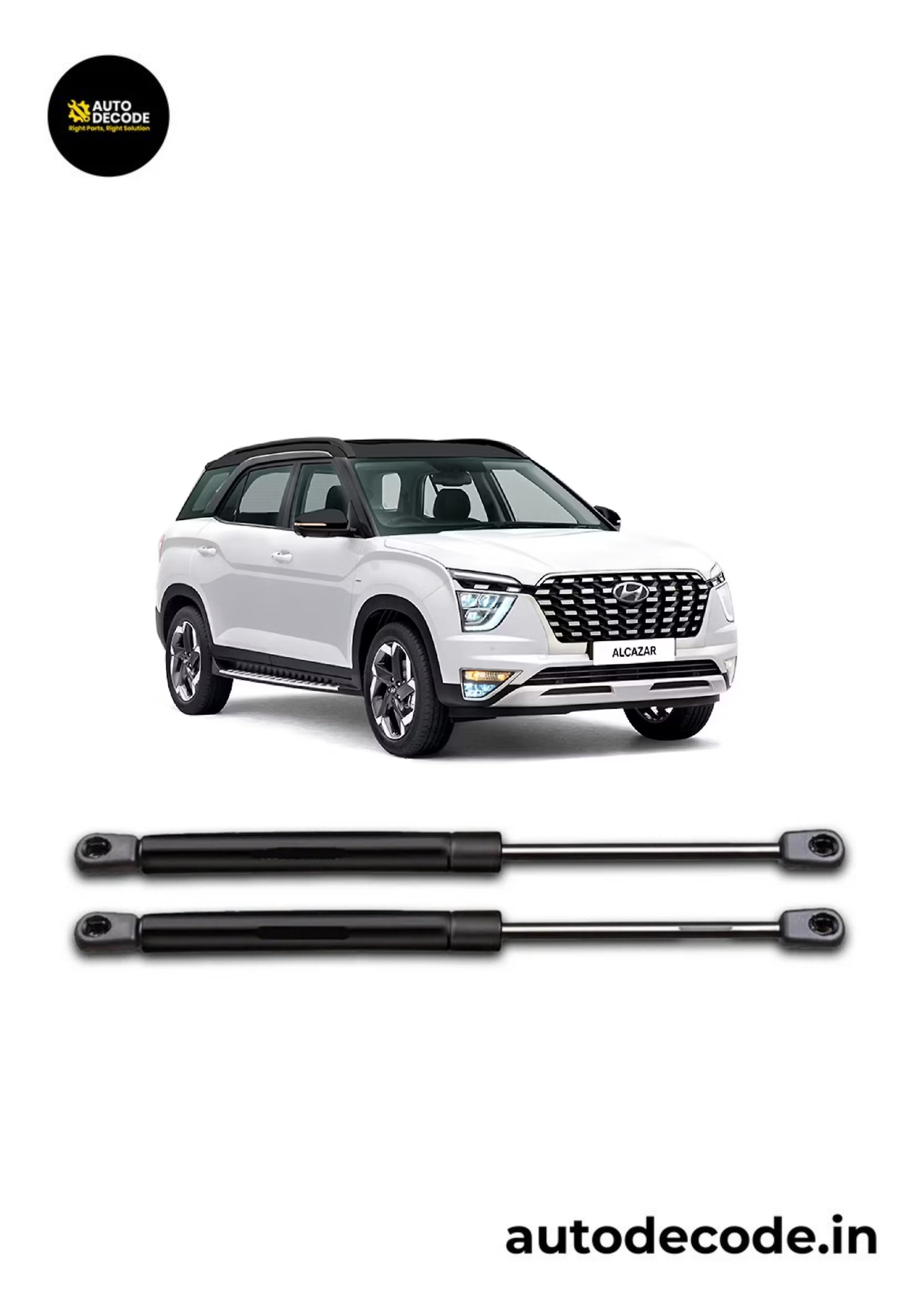 Boot Gas Struts for Hyundai Alcazar | Dicky Lift Support | Set of 2