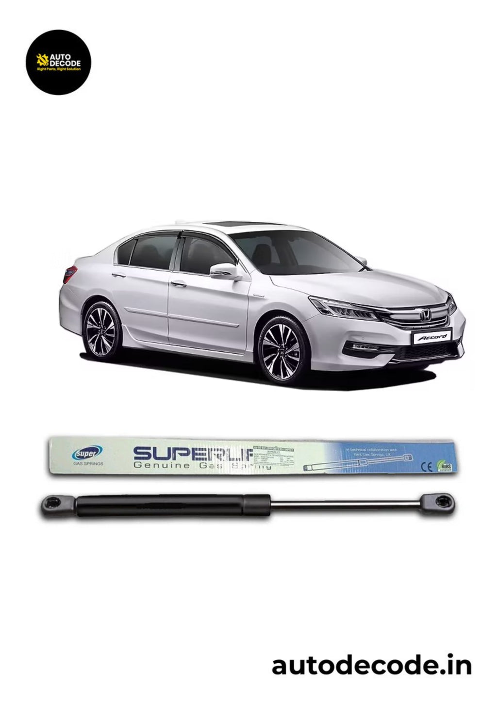 Boot Gas Struts for Honda Accord T3/T4 | Dicky Lift Support | Set of 2