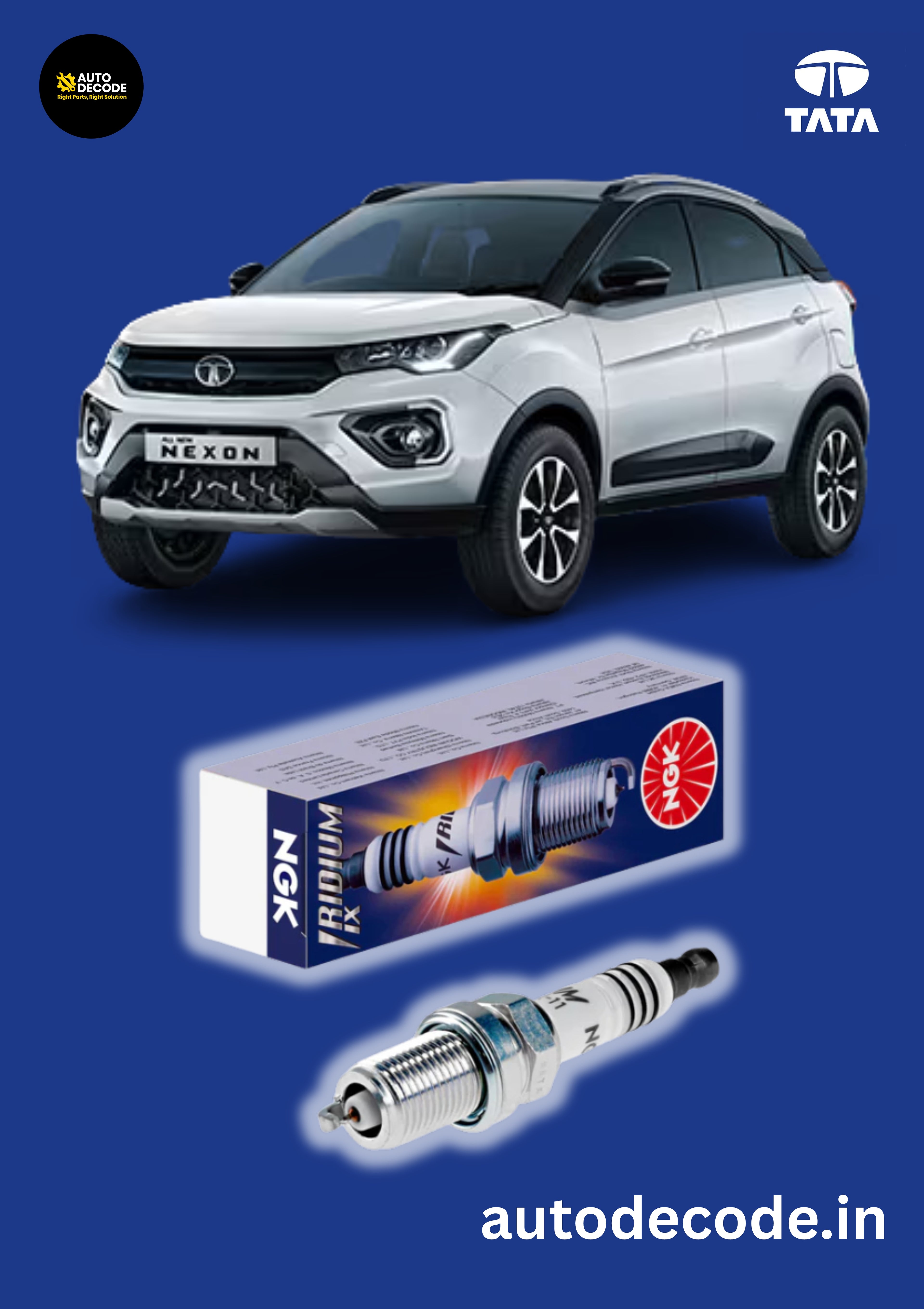NGK Iridium Spark Plugs LKR7BIX-P | Tata Motors