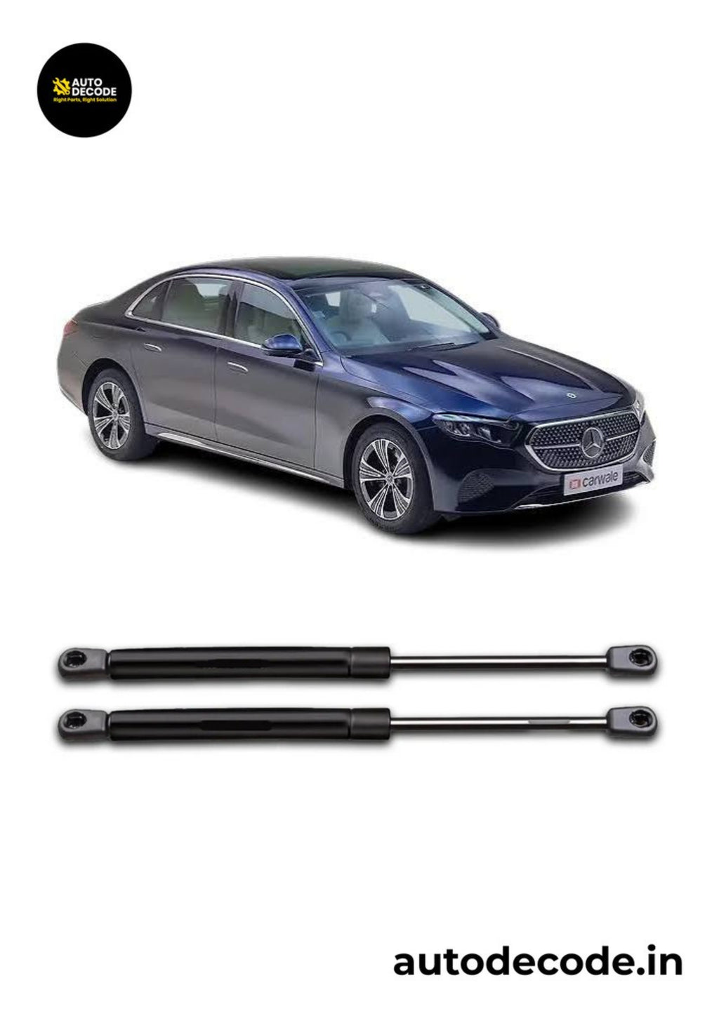 Bonnet Gas Struts for Mercedes Benz C320 | Hood Lift Support | Set of 2
