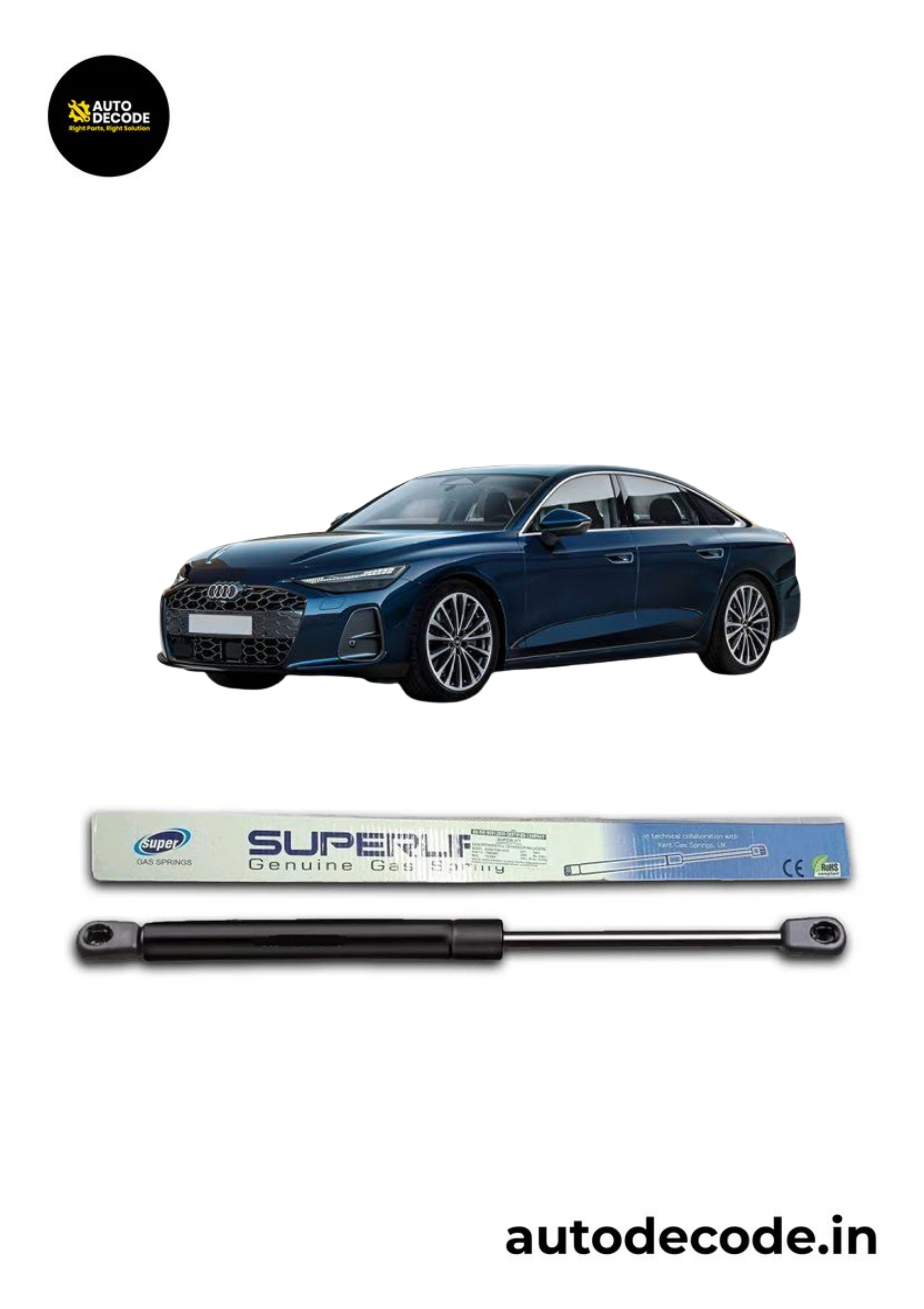 Boot Gas Struts for Mercedes Benz C250 | Dicky Lift Support | Set of 2