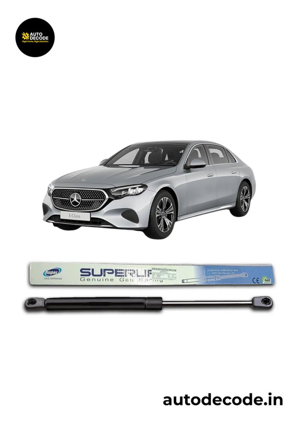 Right Boot Gas Struts for Mercedes Benz E-Class W205 | Dicky Lift Support | 1 Pc