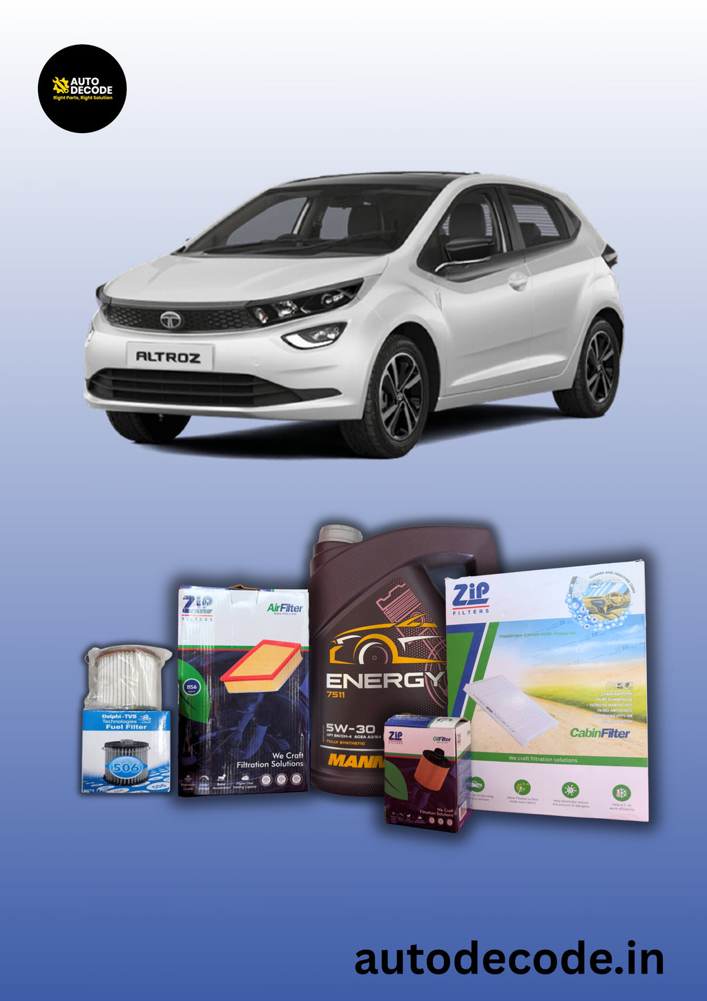 Tata Altroz BS4 Diesel 10,000 km Service Kit