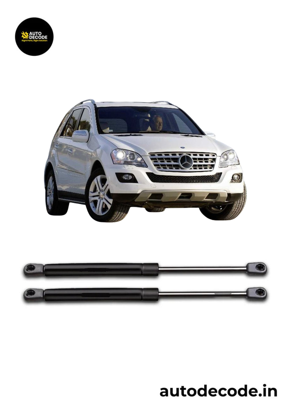 Boot Gas Struts for Mercedes Benz ML 350 | Dicky Lift Support | Set of 2