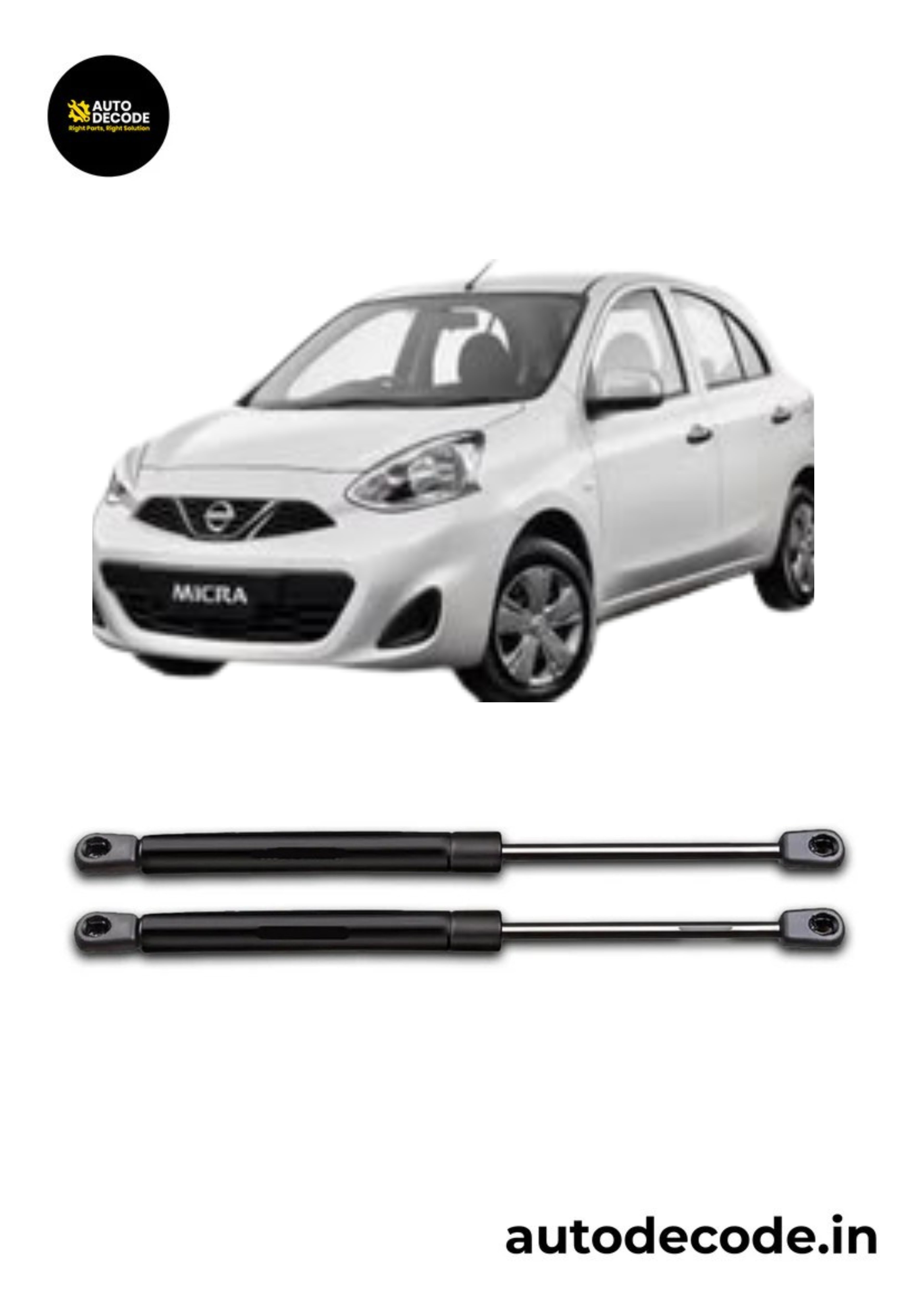 Boot Gas Struts for Nissan Micra | Dicky Lift Support | Set of 2