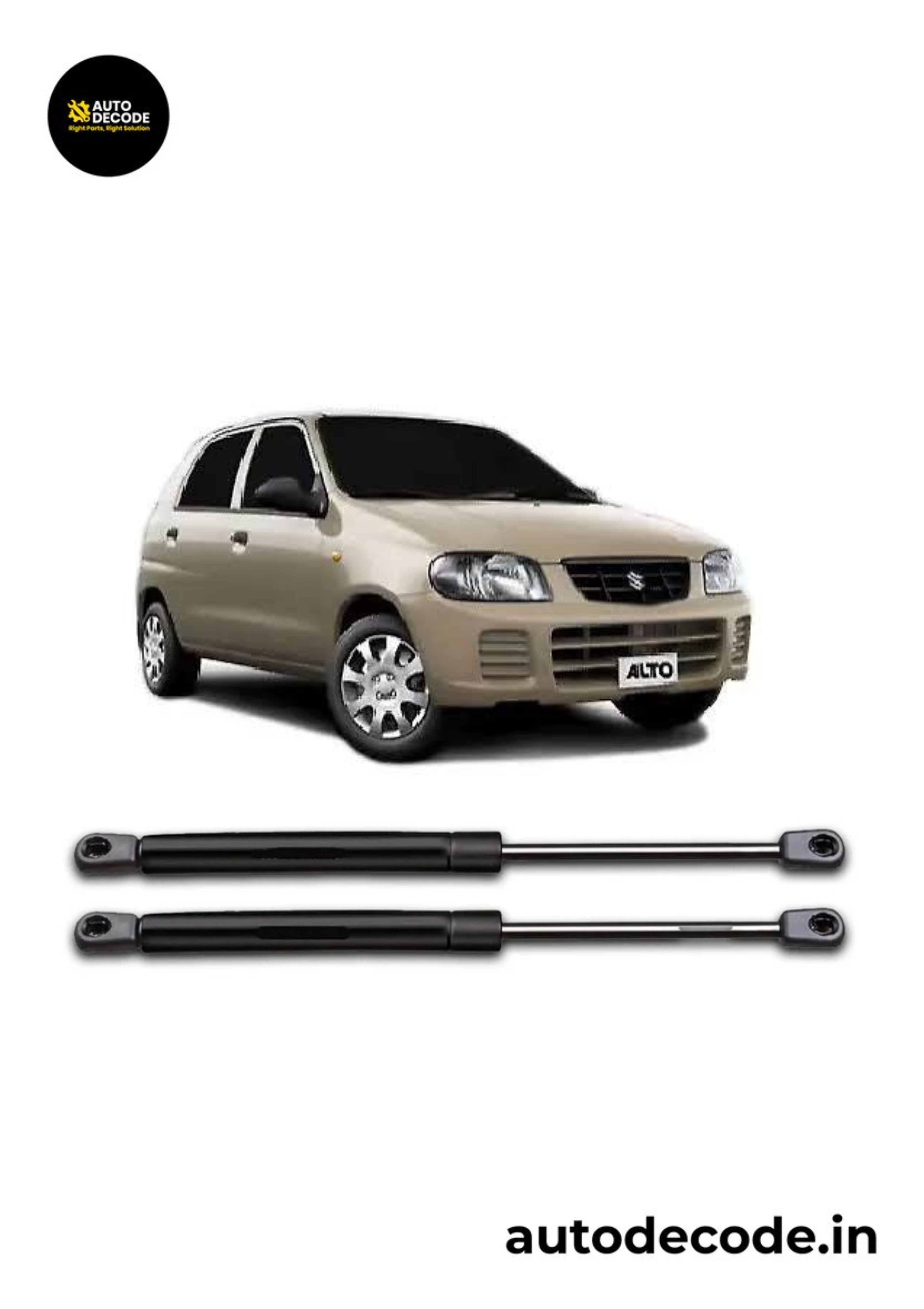Boot Gas Struts for Maruti Suzuki Alto | Dicky Lift Support | Set of 2