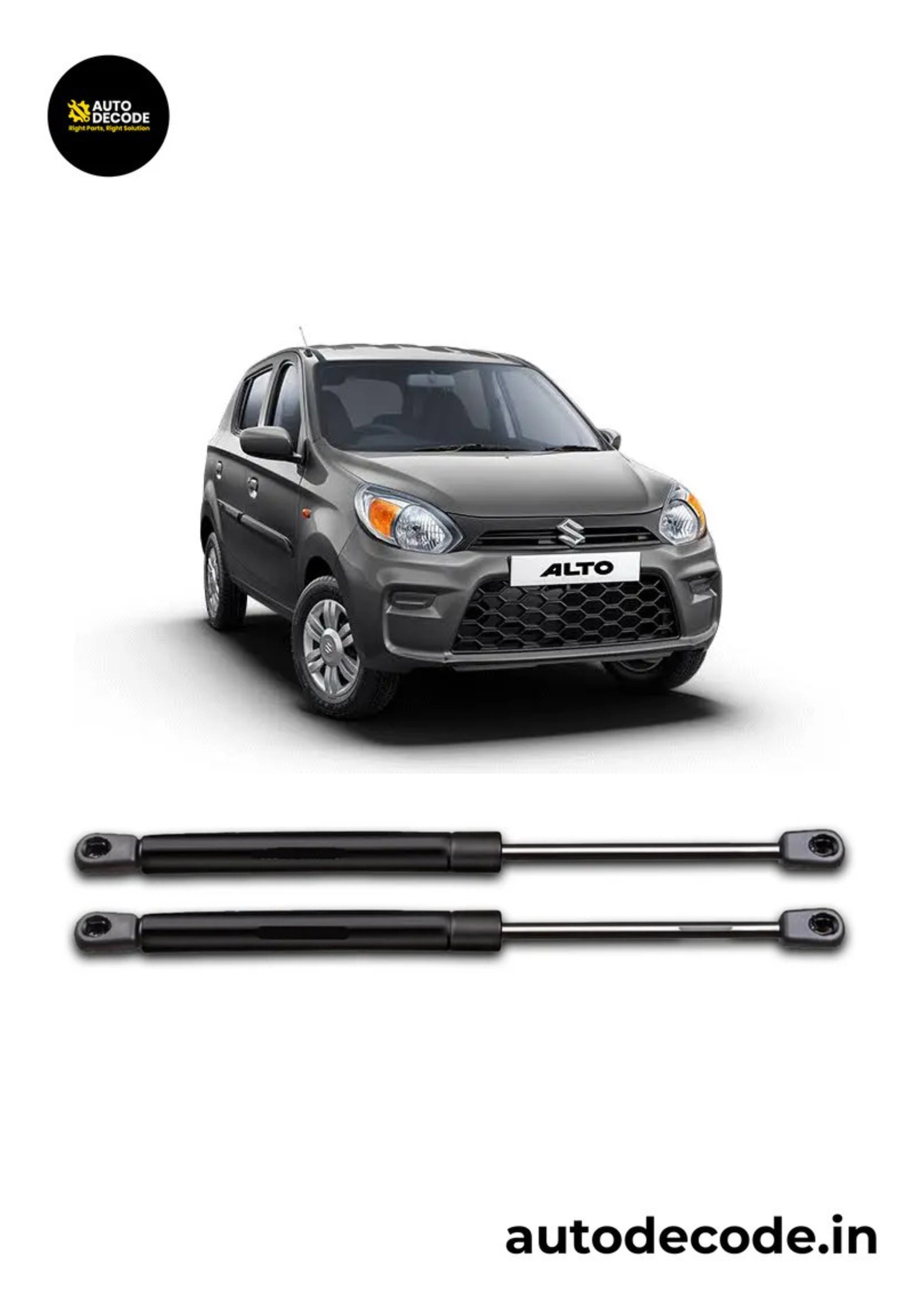 Boot Gas Struts for Maruti Suzuki Alto 800 | Dicky Lift Support | Set of 2