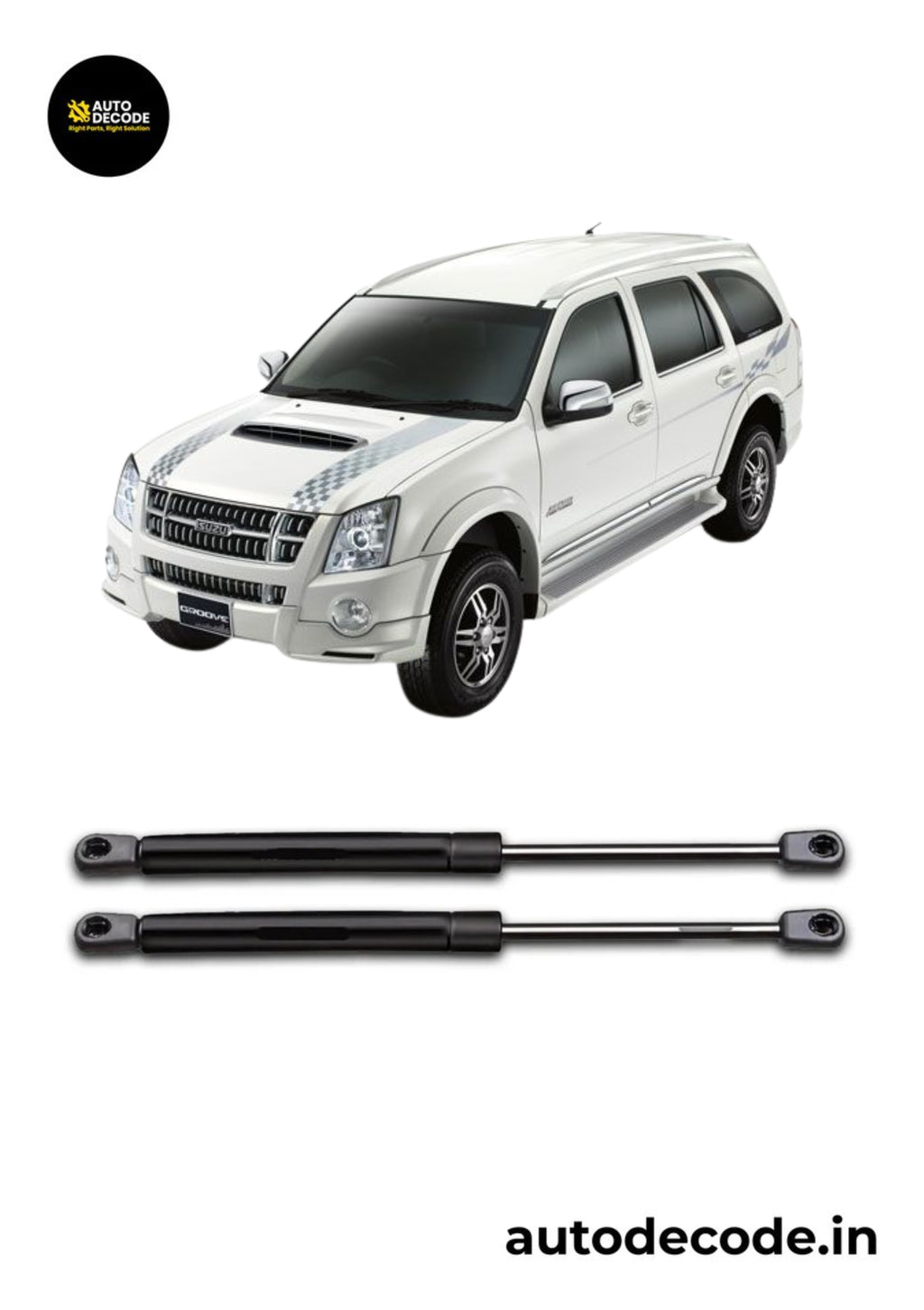 Boot Gas Struts for Isuzu MU-7 | Dicky Lift Support | Set of 2