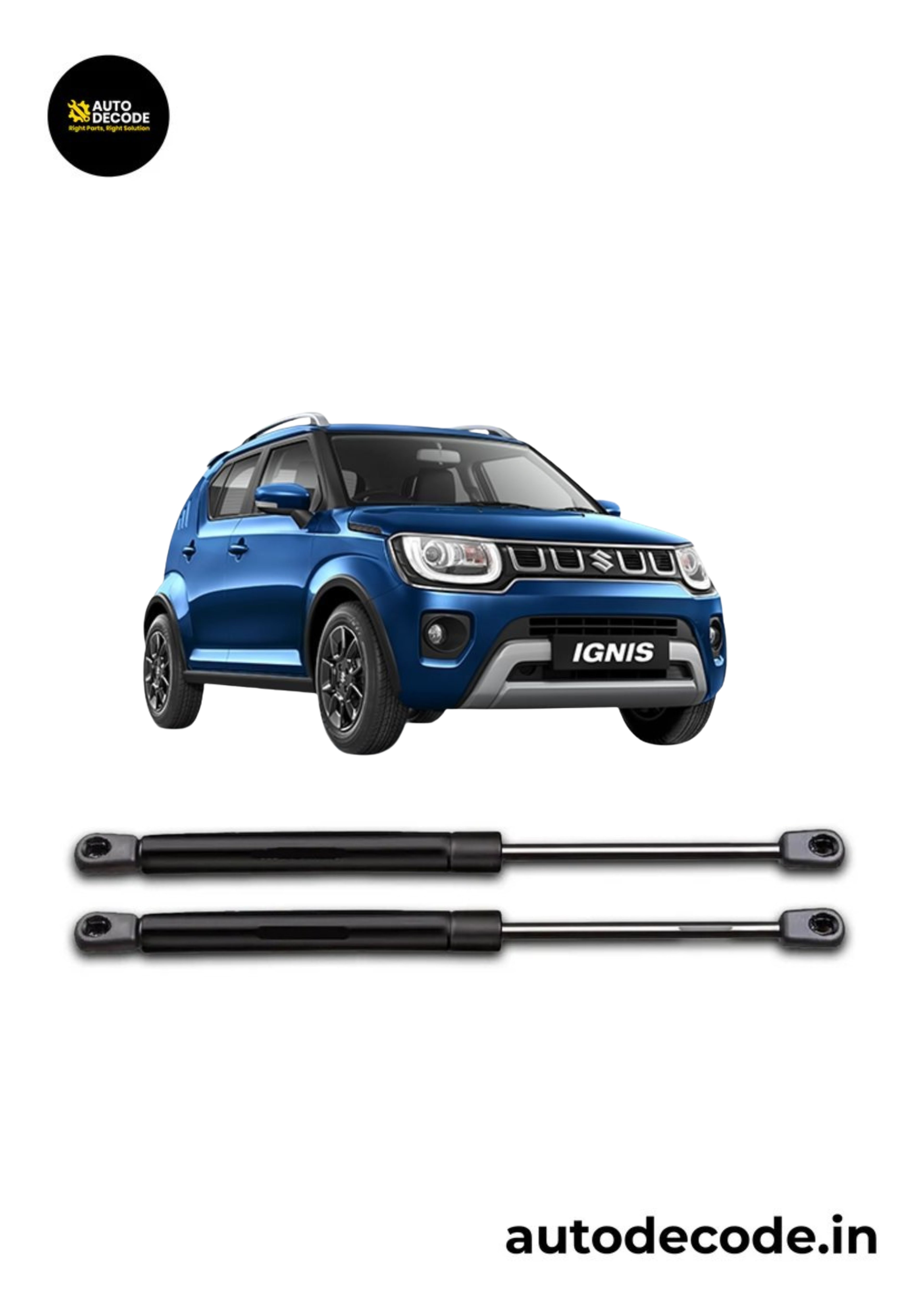 Boot Gas Struts for Maruti Ignis | Dicky Lift Support | Set of 2