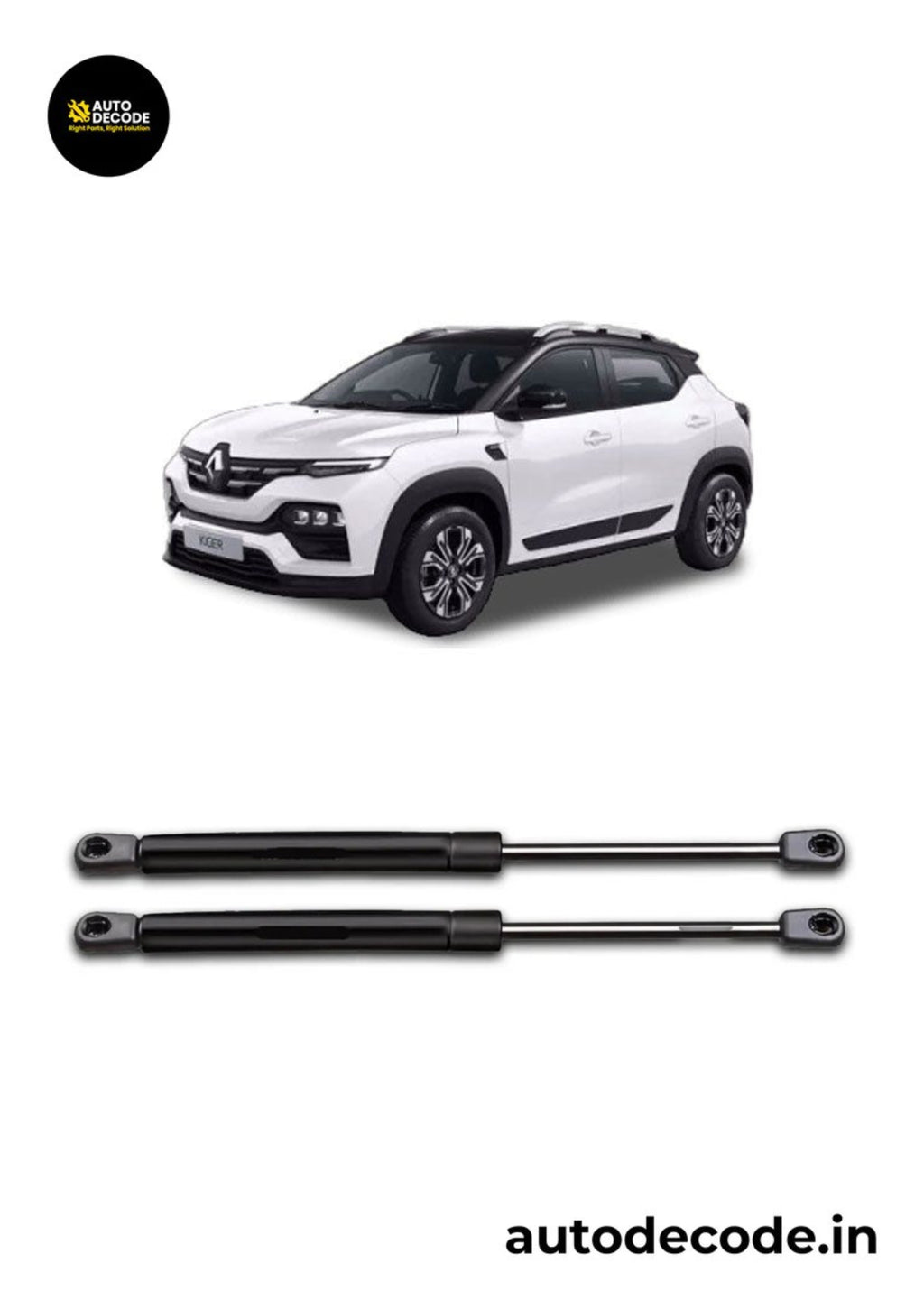 Boot Gas Struts for Renault Kiger | Dicky Lift Support | Set of 2