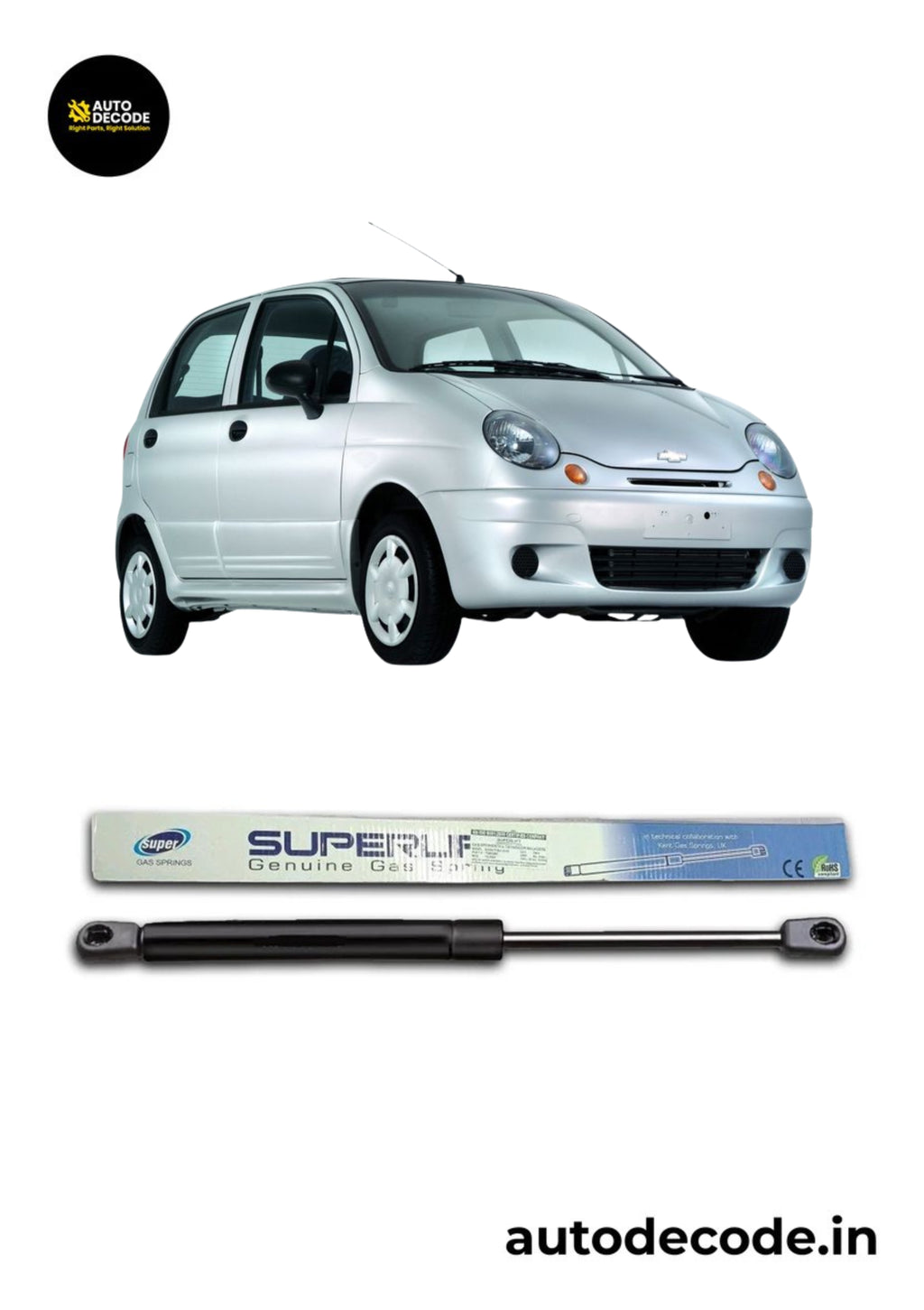 Boot Gas Struts for Daewoo Matiz | Dicky Lift Support | Set of 2