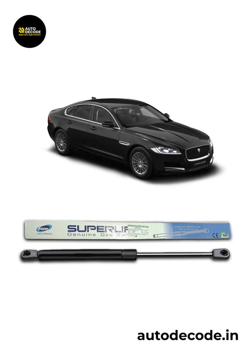 Bonnet Gas Struts for Jaguar XF New Model | Hood Lift Support | Set of 2