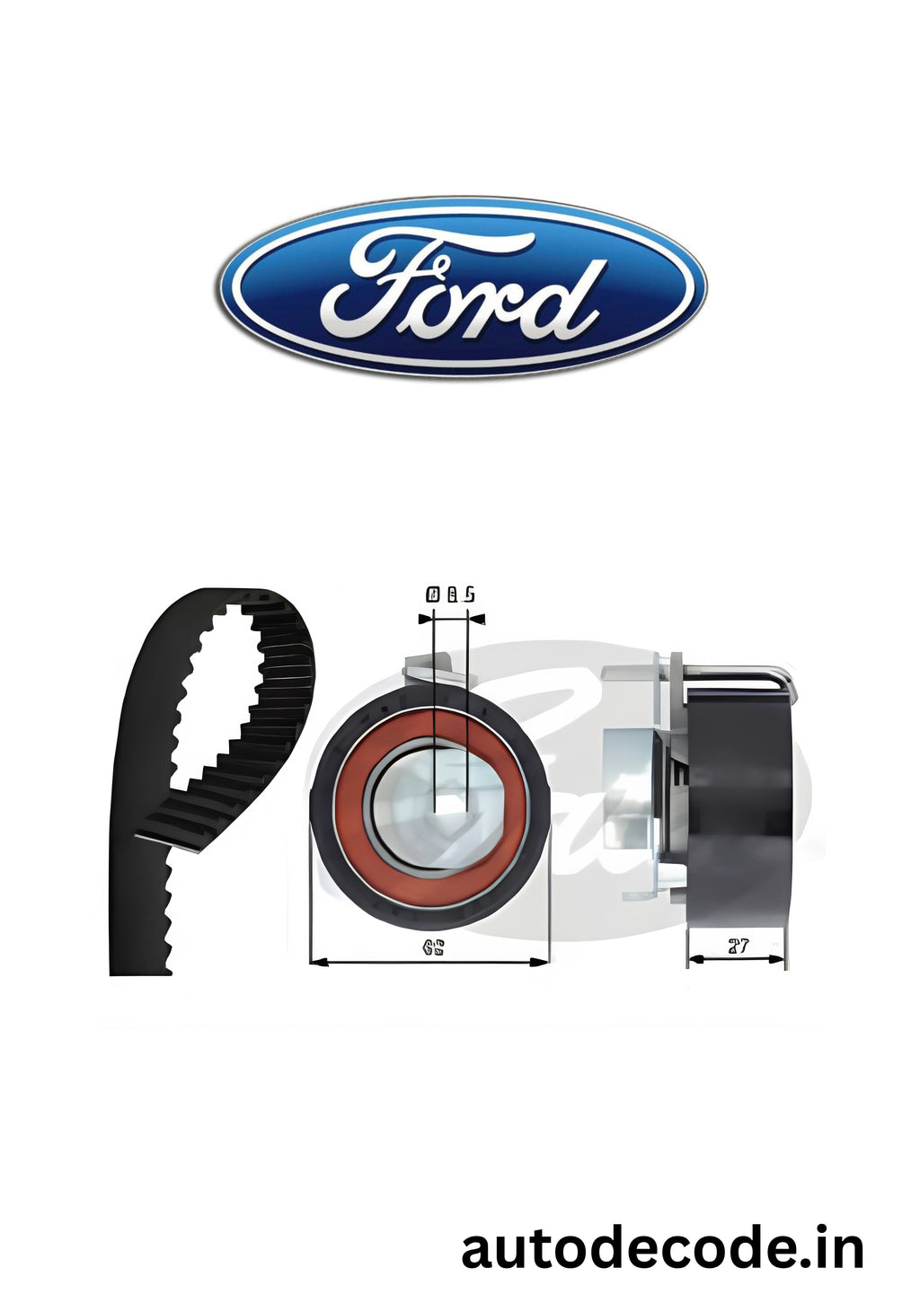 Timing Belt Kit for Ford EcoSport 1.5L Petrol – Gates