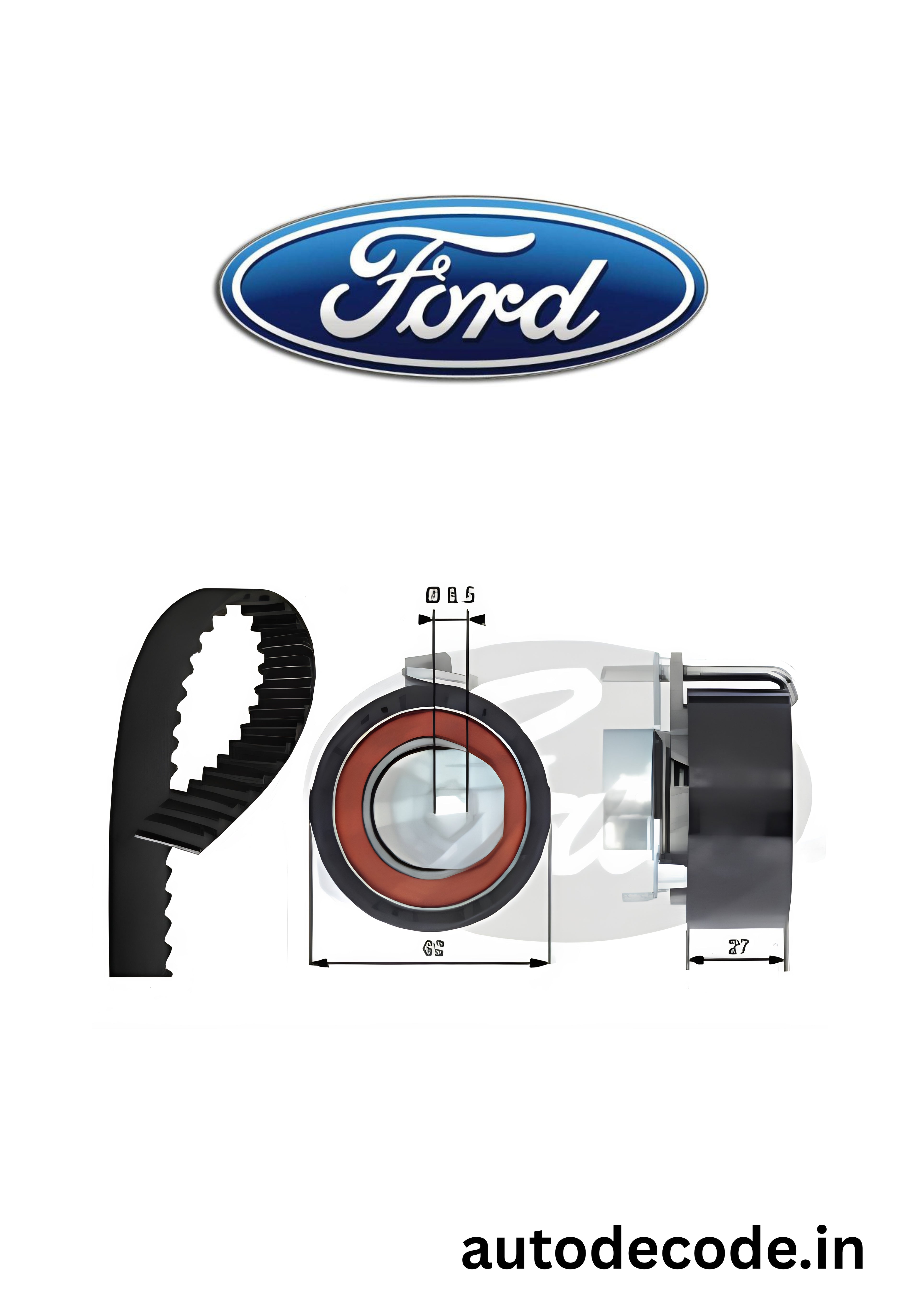 Timing Belt Kit for Ford EcoSport 1.5L Petrol – Gates