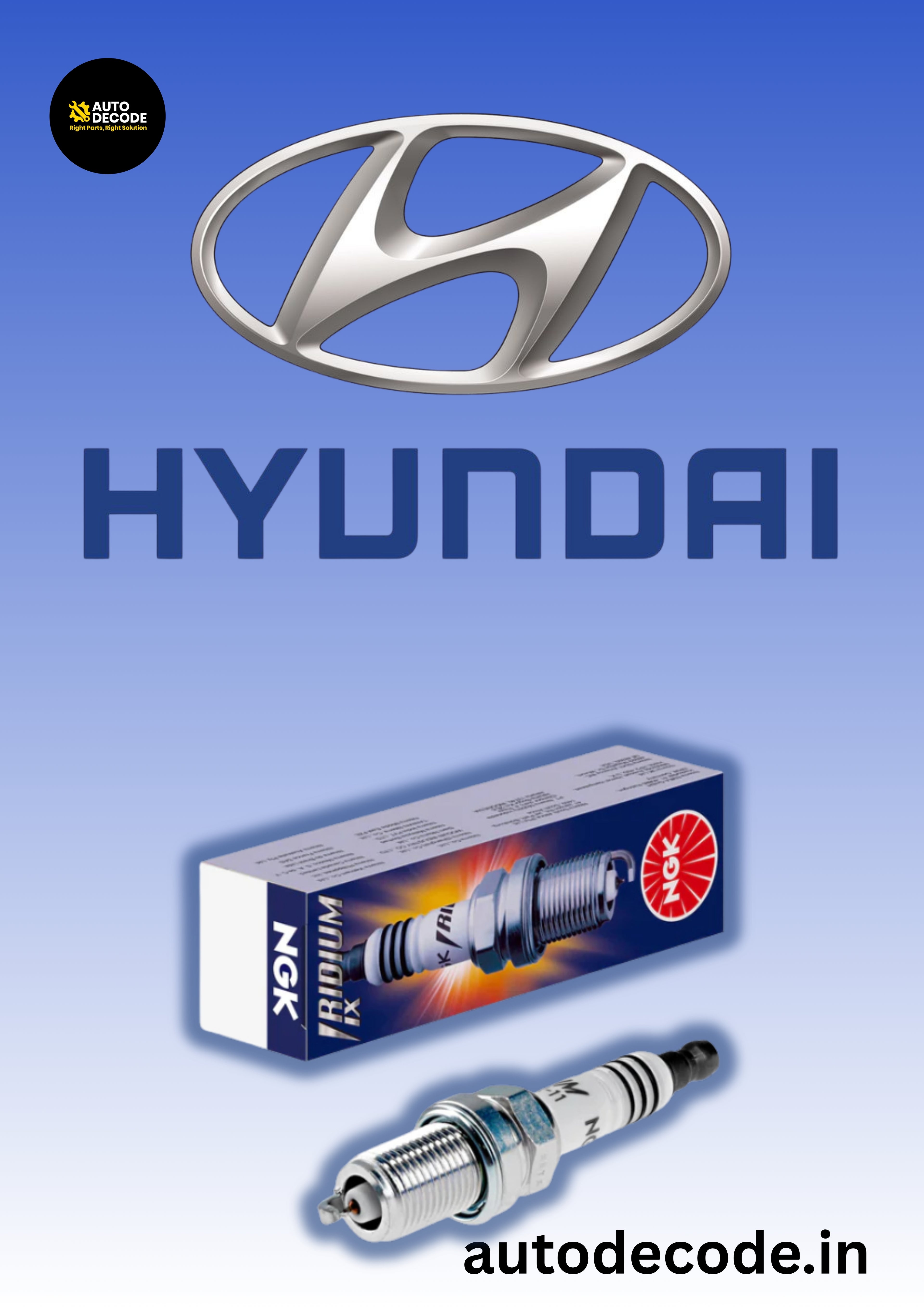NGK Iridium Spark Plug LKR7BIX-P for Hyundai – NGK Premium