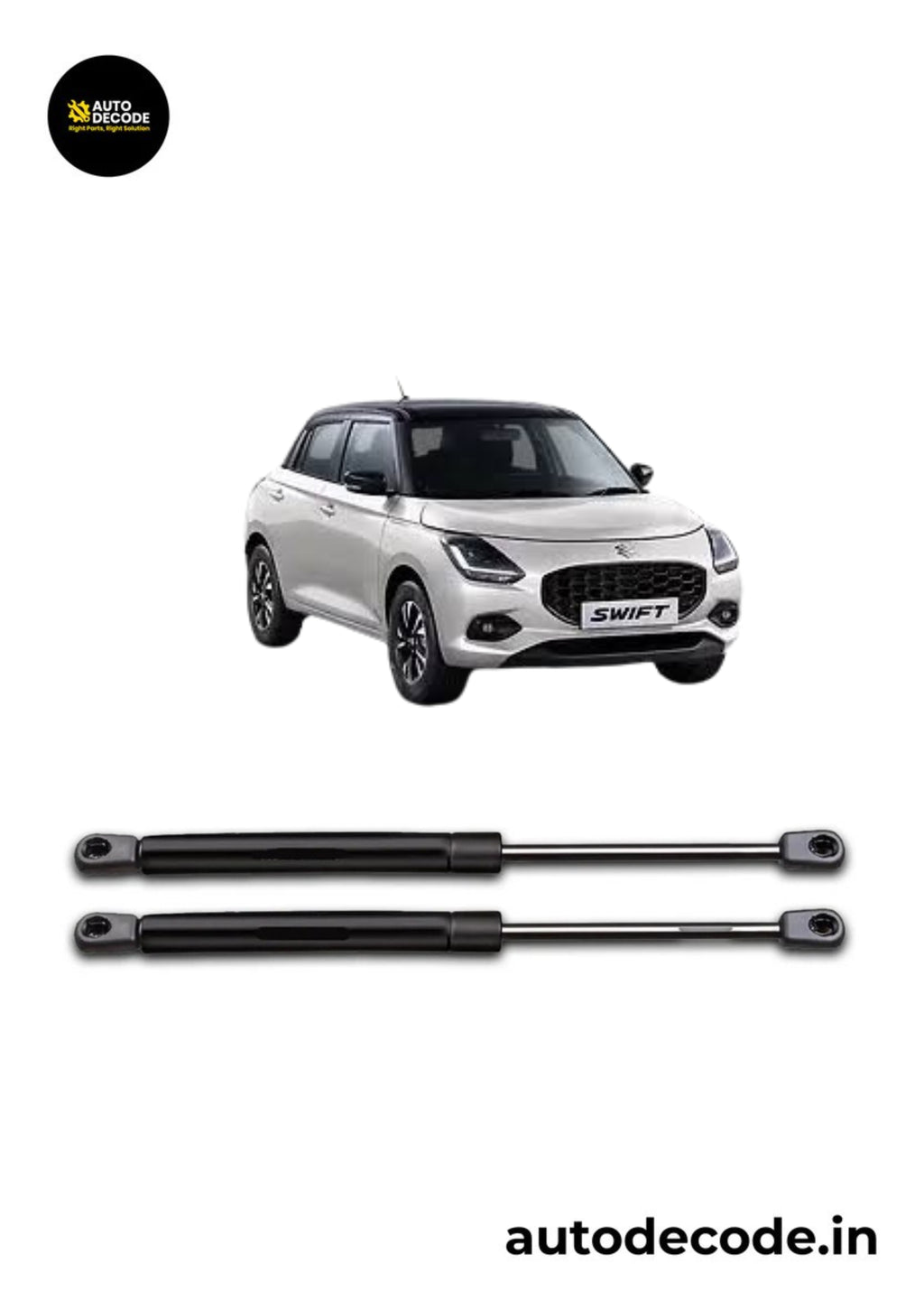 Boot Gas Struts for Maruti Suzuki Swift 2017 Onwards | Dicky Lift Support | Set of 2