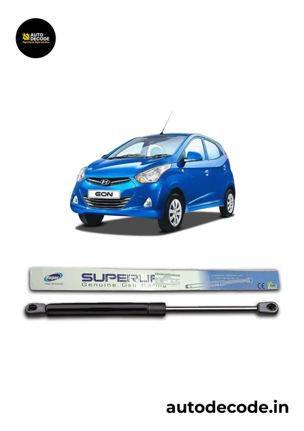 Boot Gas Struts for Hyundai Eon | Dicky Lift Support | Set of 2