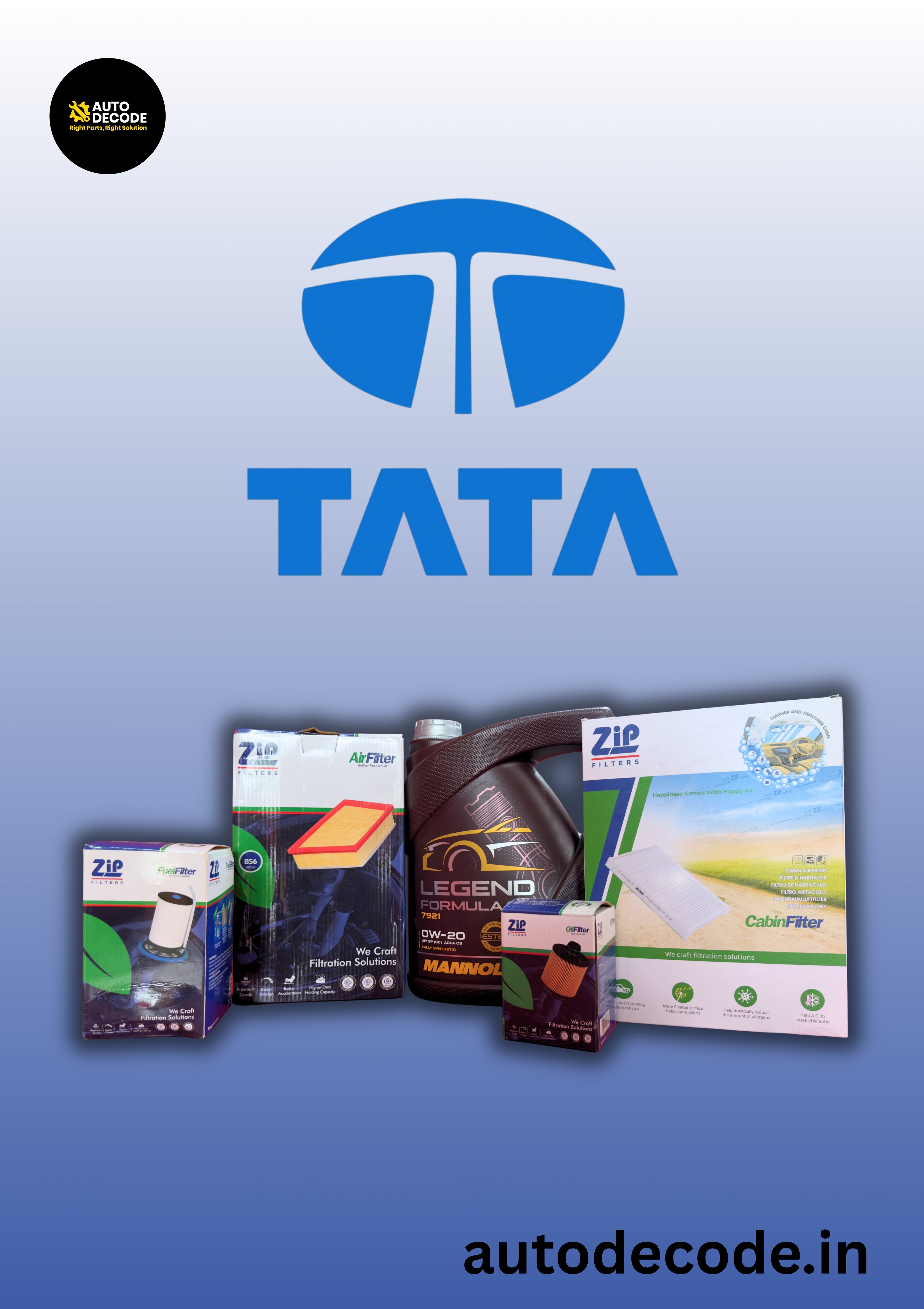 Tata Harrier & Safari BS6 Diesel 10,000 km Service Kit
