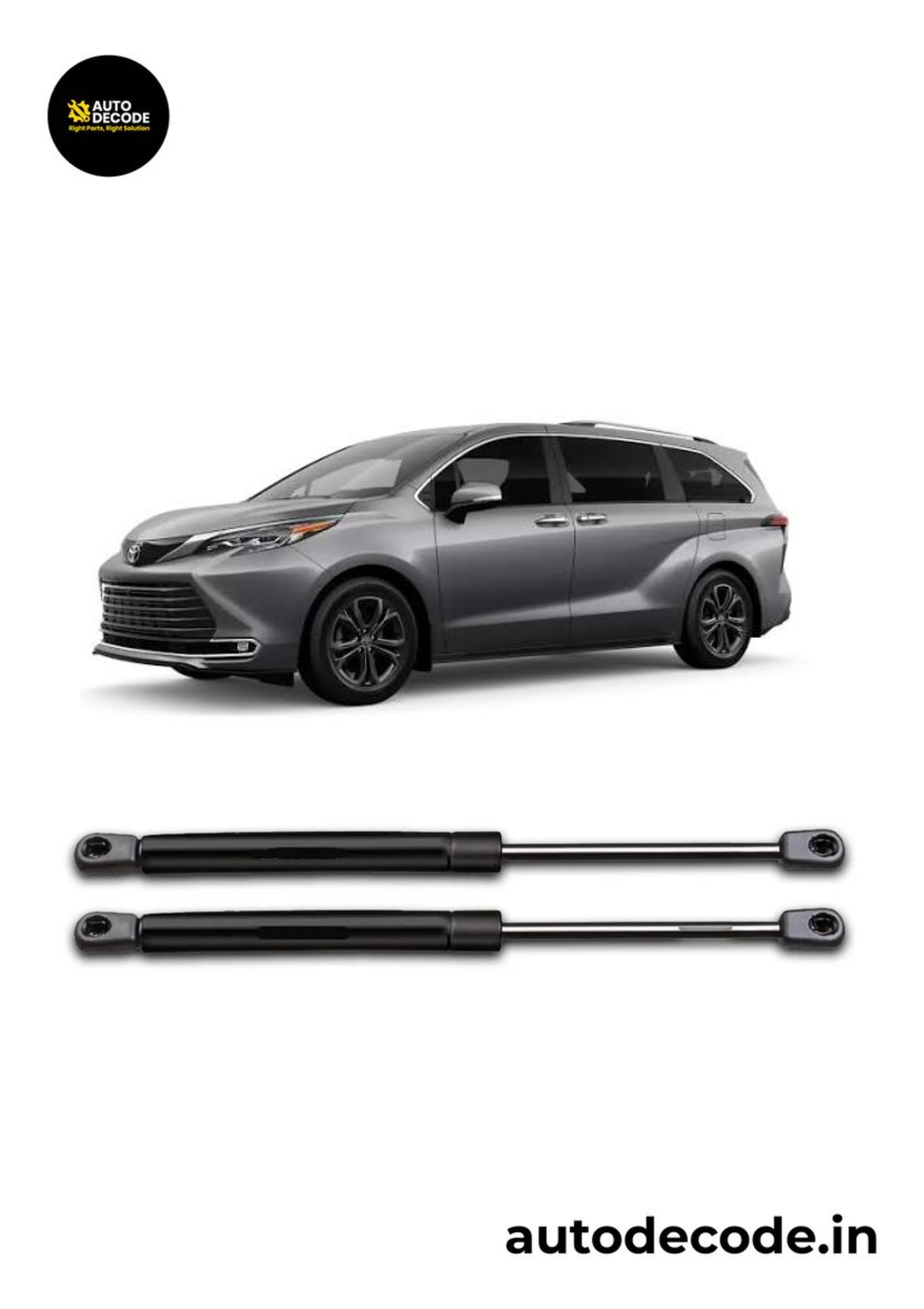 Boot Gas Struts for Toyota Sienna | Dicky Lift Support | Set of 2