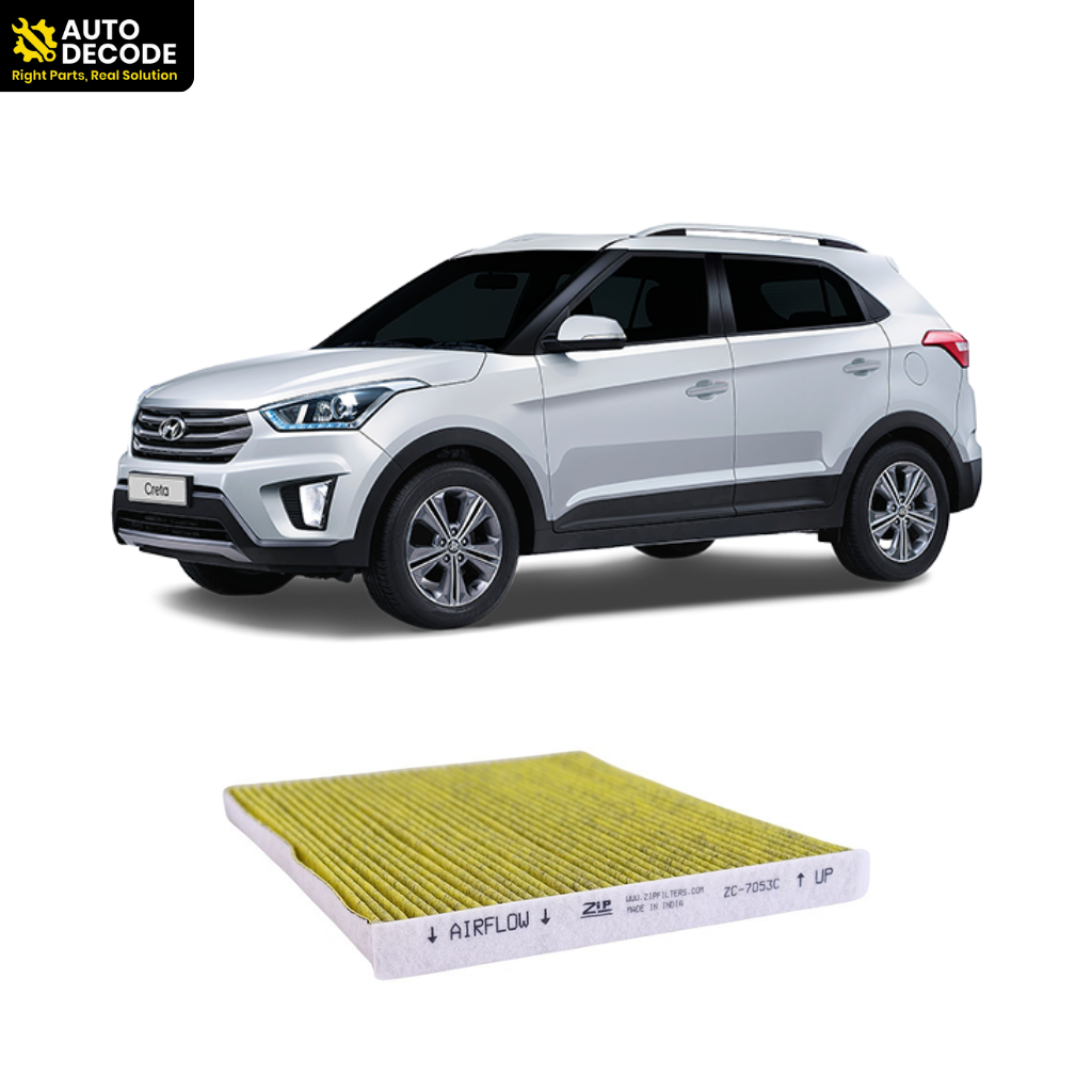 Activated Carbon Cabin Air Filter For Hyundai Creta | Zip Filters
