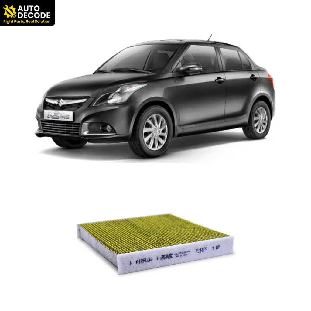 Activated Carbon Cabin Air Filter For Maruti Suzuki Cars | Zip Filters
