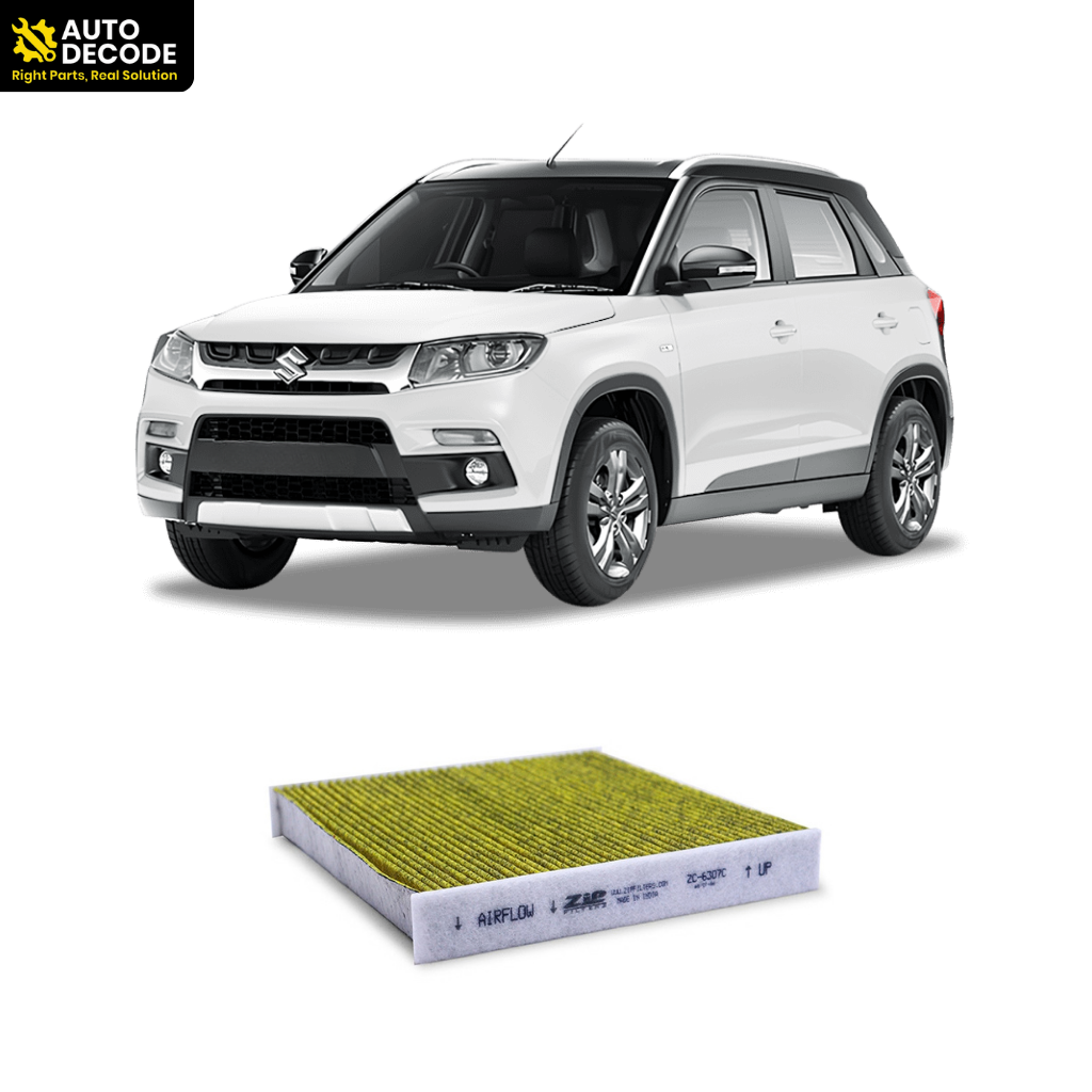 Activated Carbon Cabin Air Filter For Maruti Suzuki Cars | Zip Filters