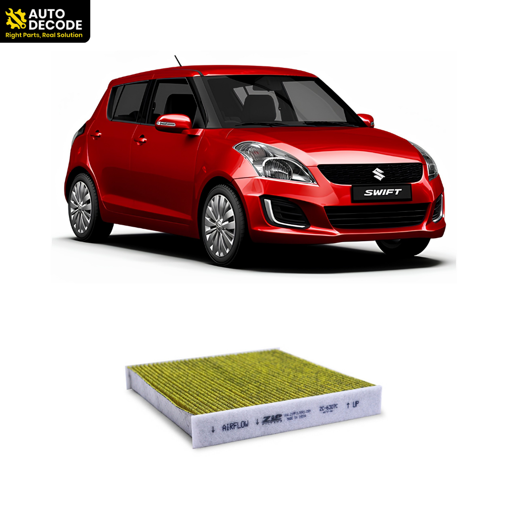 Activated Carbon Cabin Air Filter For Maruti Suzuki Cars | Zip Filters