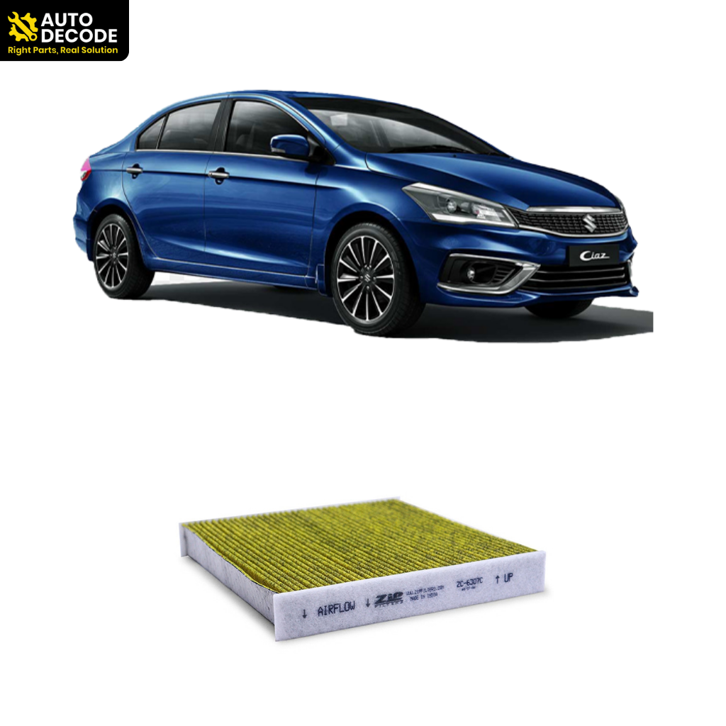 Activated Carbon Cabin Air Filter For Maruti Suzuki Cars | Zip Filters