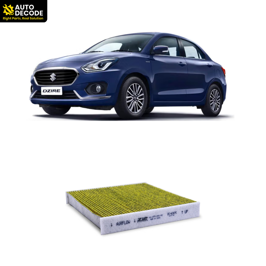 Activated Carbon Cabin Air Filter for Maruti Suzuki Cars | Zip Filters