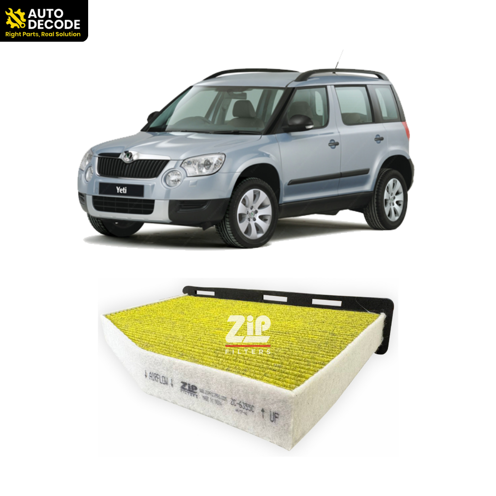 Activated Carbon Cabin Air Filter for Skoda, Audi & VW | Zip Filters