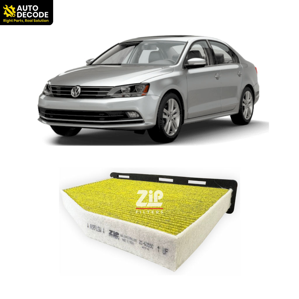 Activated Carbon Cabin Air Filter for Skoda, Audi & VW | Zip Filters