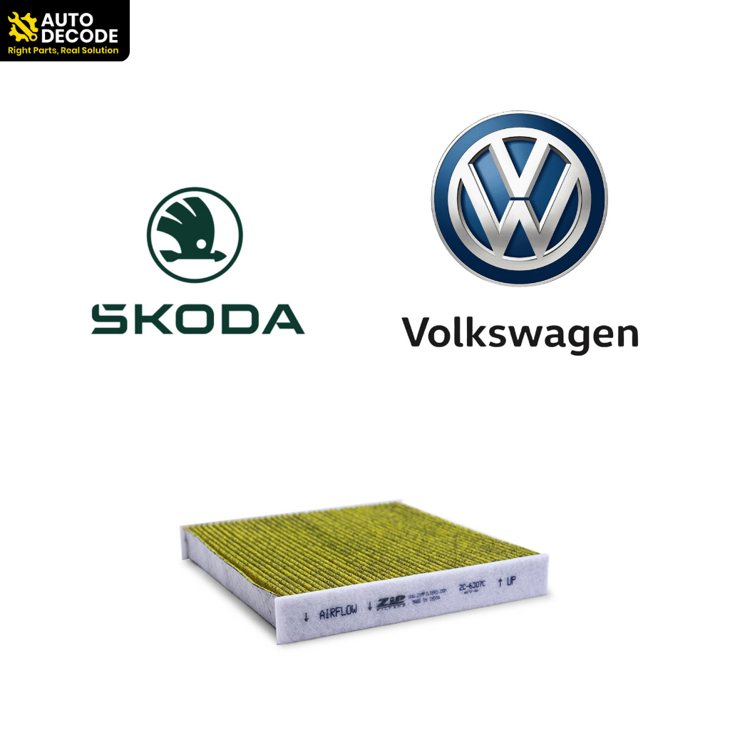Activated Carbon Cabin Air Filter for Volkswagen & Skoda | Zip Filters
