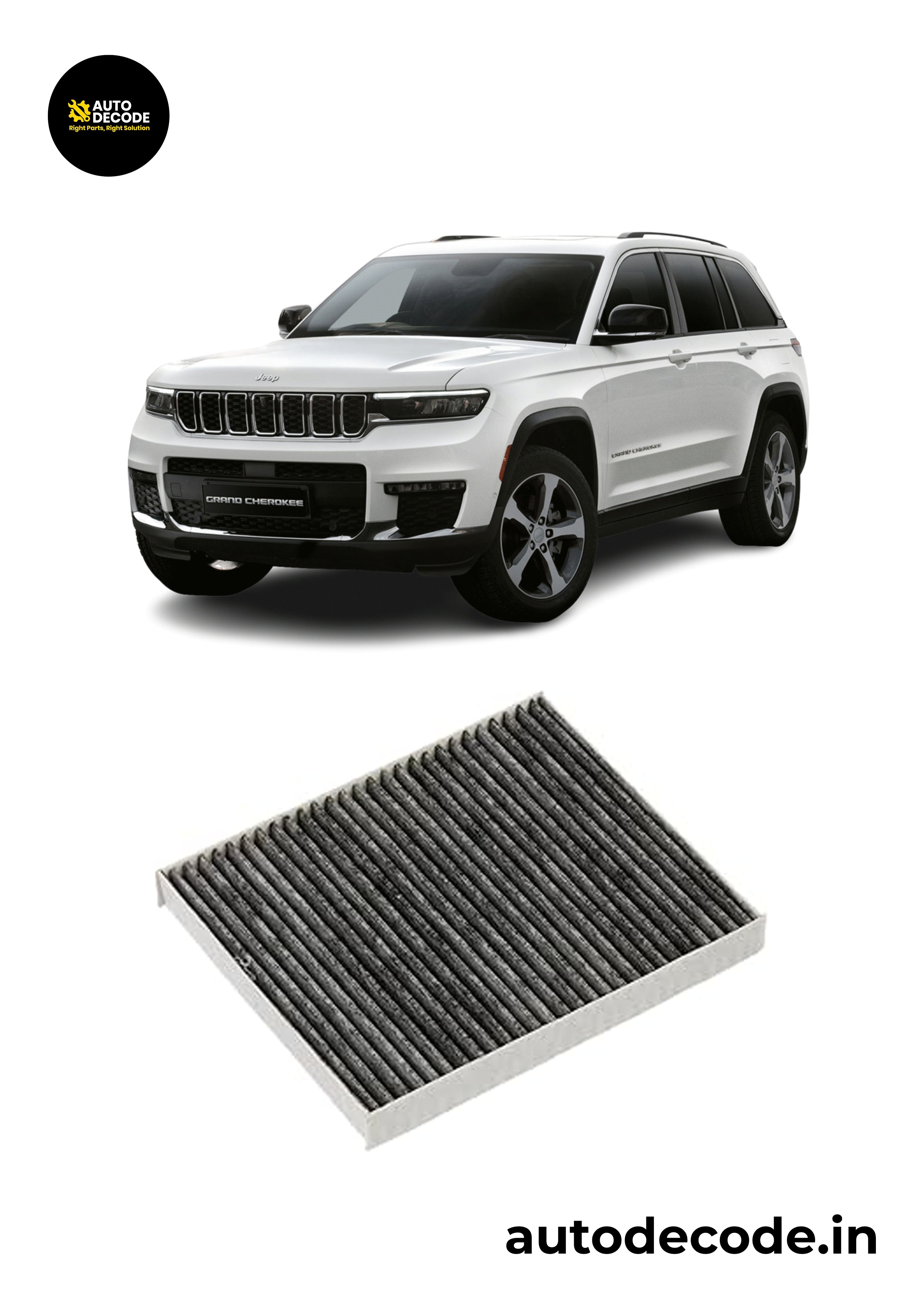Activated Carbon Cabin Filter For Jeep Wrangler & Grand Cherokee