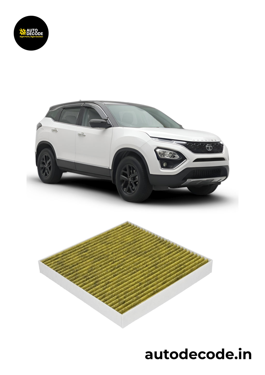Activated Carbon Cabin Filter For Tata Harrier