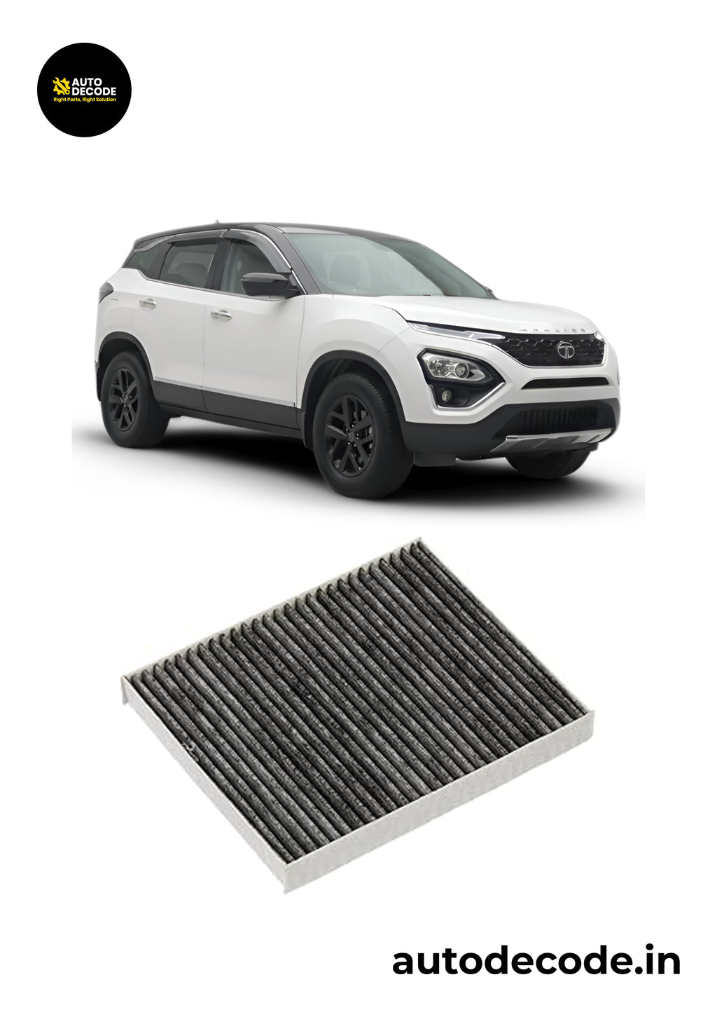Activated Carbon Cabin Filter For Tata Harrier